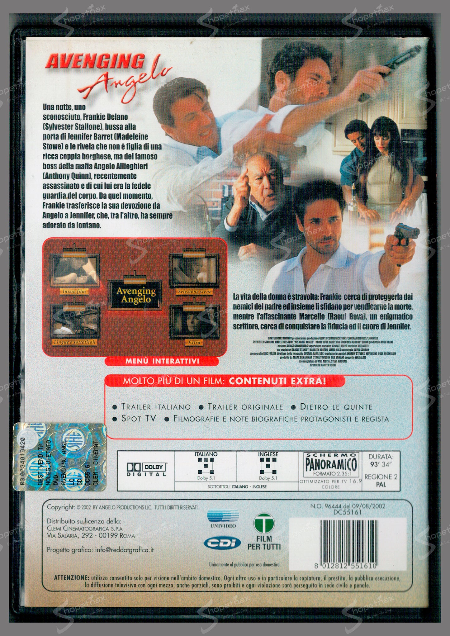 Avenging Angelo - Avenging Angelo (2002) DVD