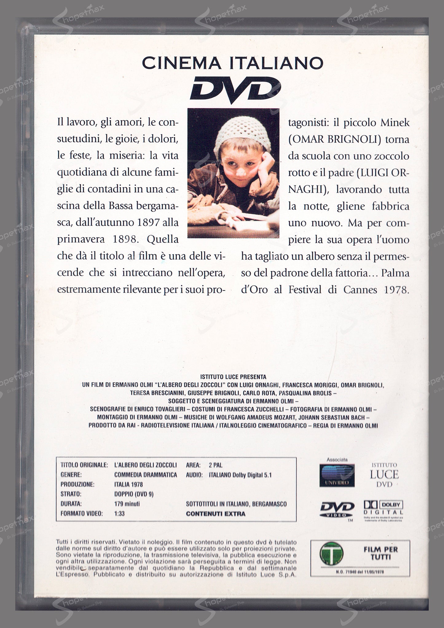 L'Albero degli zoccoli (1978) DVD Editoriale