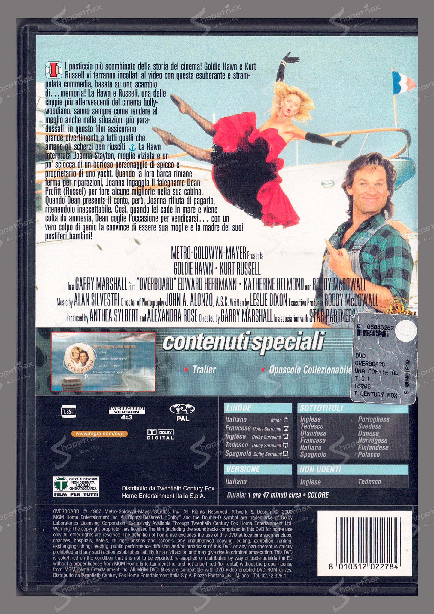 Overboard - Una Coppia alla Deriva (1987) DVD