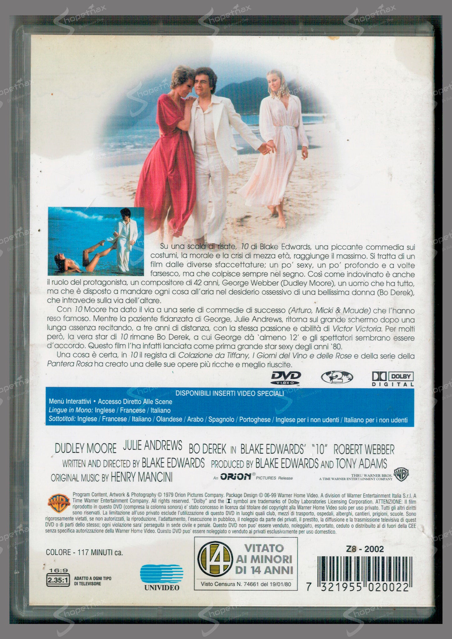 10 (Dieci) (Elle) (1979) DVD Ex Noleggio