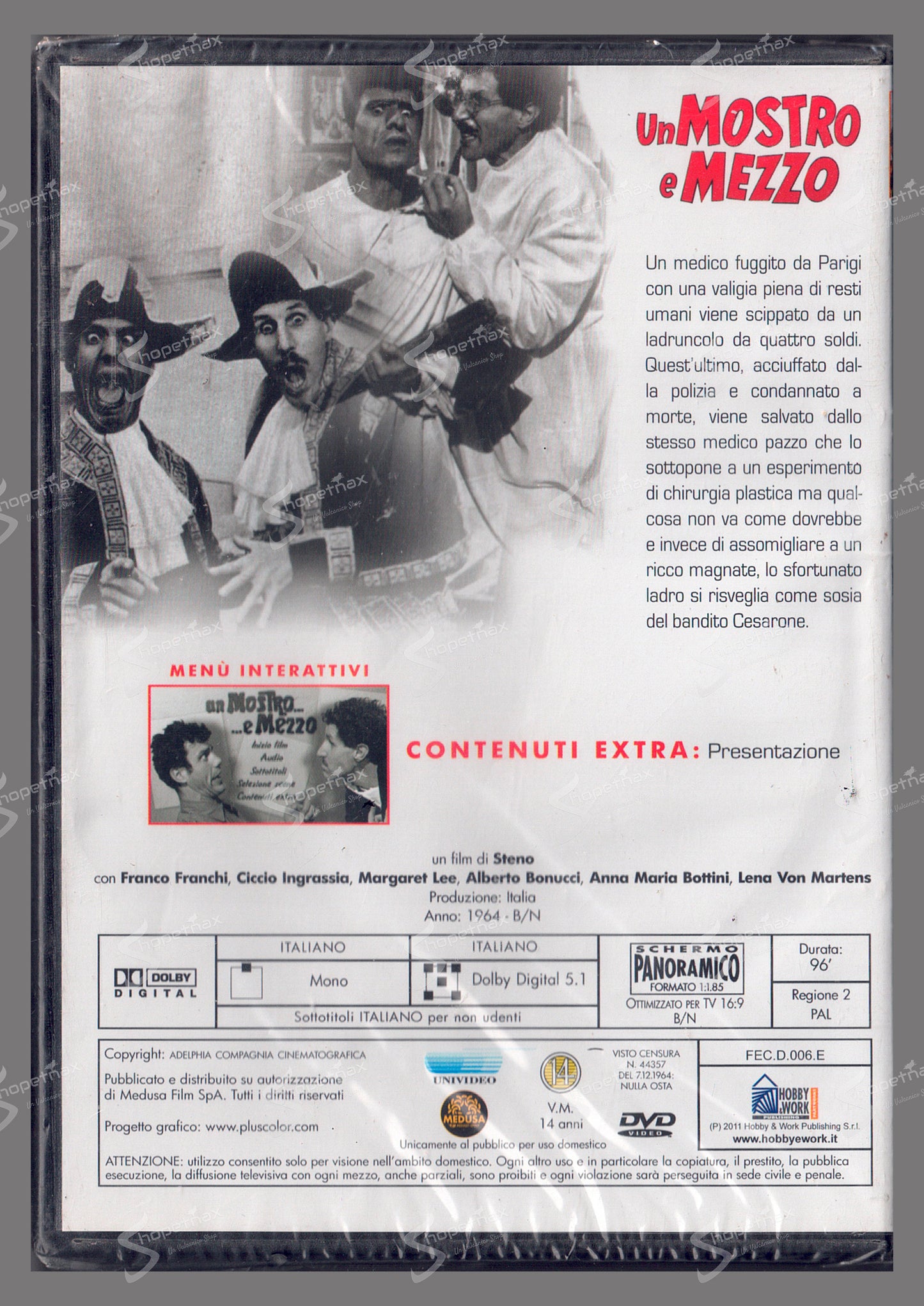 Un Mostro e Mezzo (1964) DVD Editoriale Sigillato