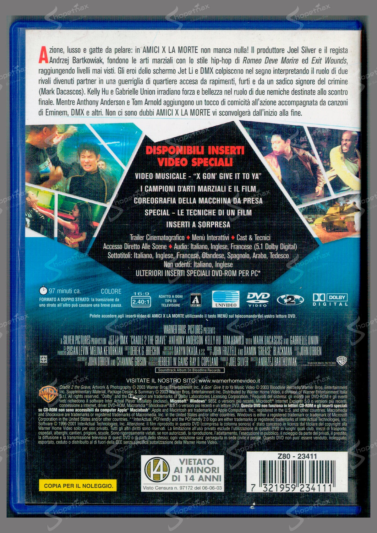 Amici x la morte (Cradle 2 the Grave) (2003) DVD Noleggio Buono