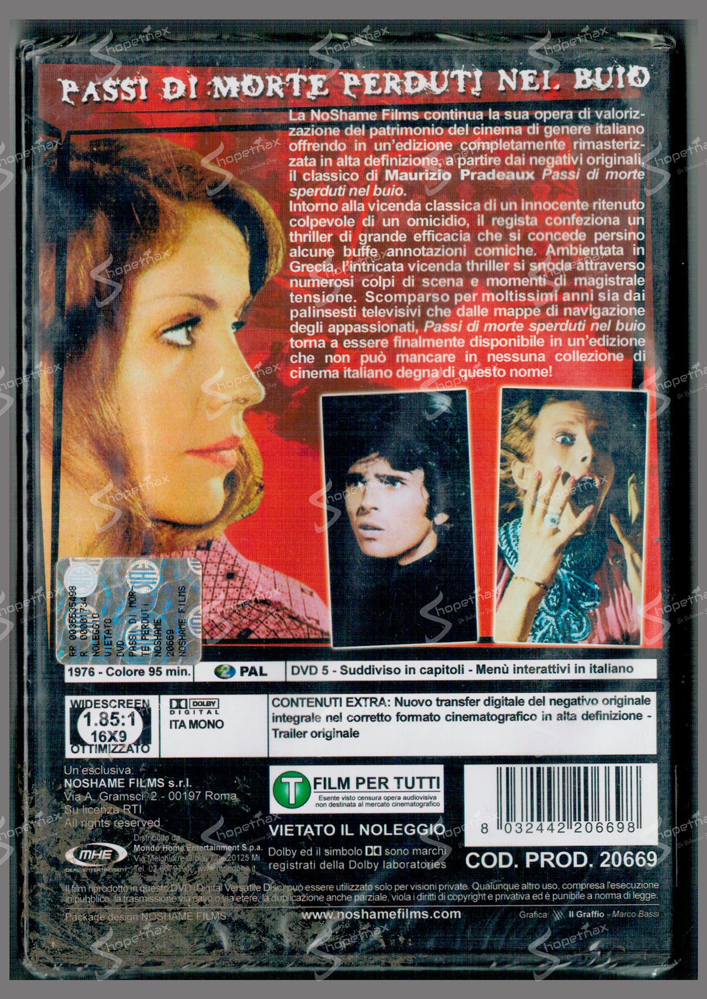 Lost Footsteps of Death (1976) DVD