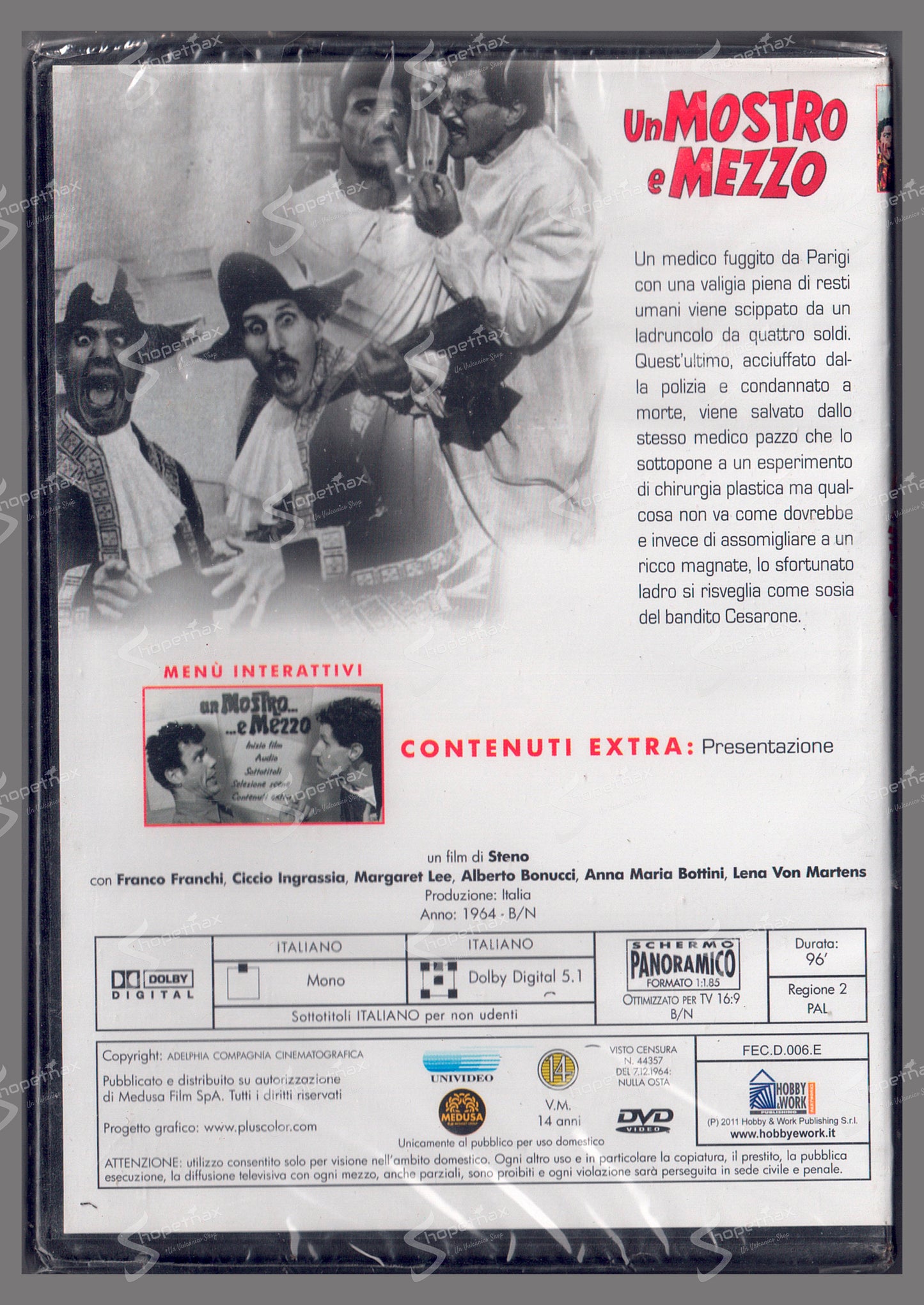 Un Mostro e Mezzo (1964) DVD Editoriale Come Nuovo