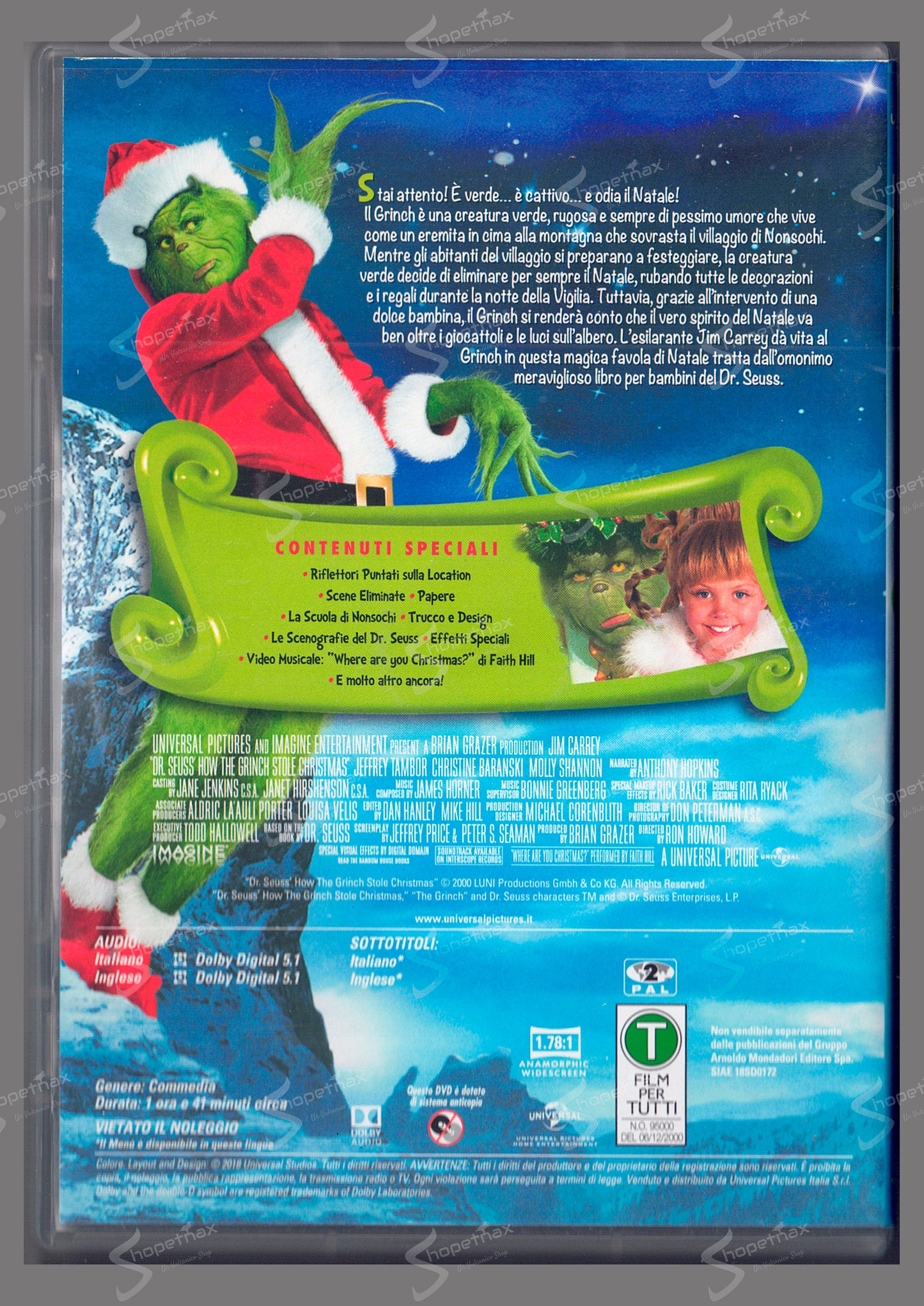 Il Grinch (How the Grinch Stole Christmas) (2000) DVD Editoriale