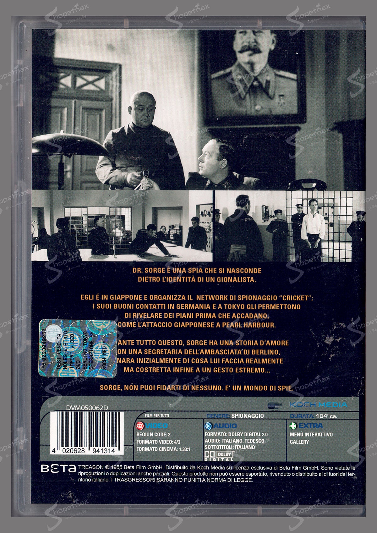 Berlino - Tokyo - Operazione Spionaggio (1955) DVD