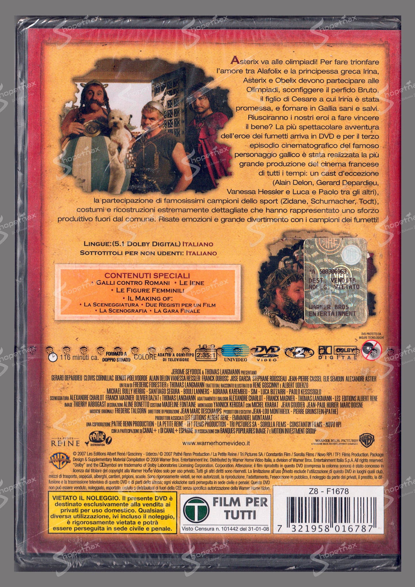 Asterix alle Olimpiadi (Astérix aux Jeux olympiques) (2008) DVD