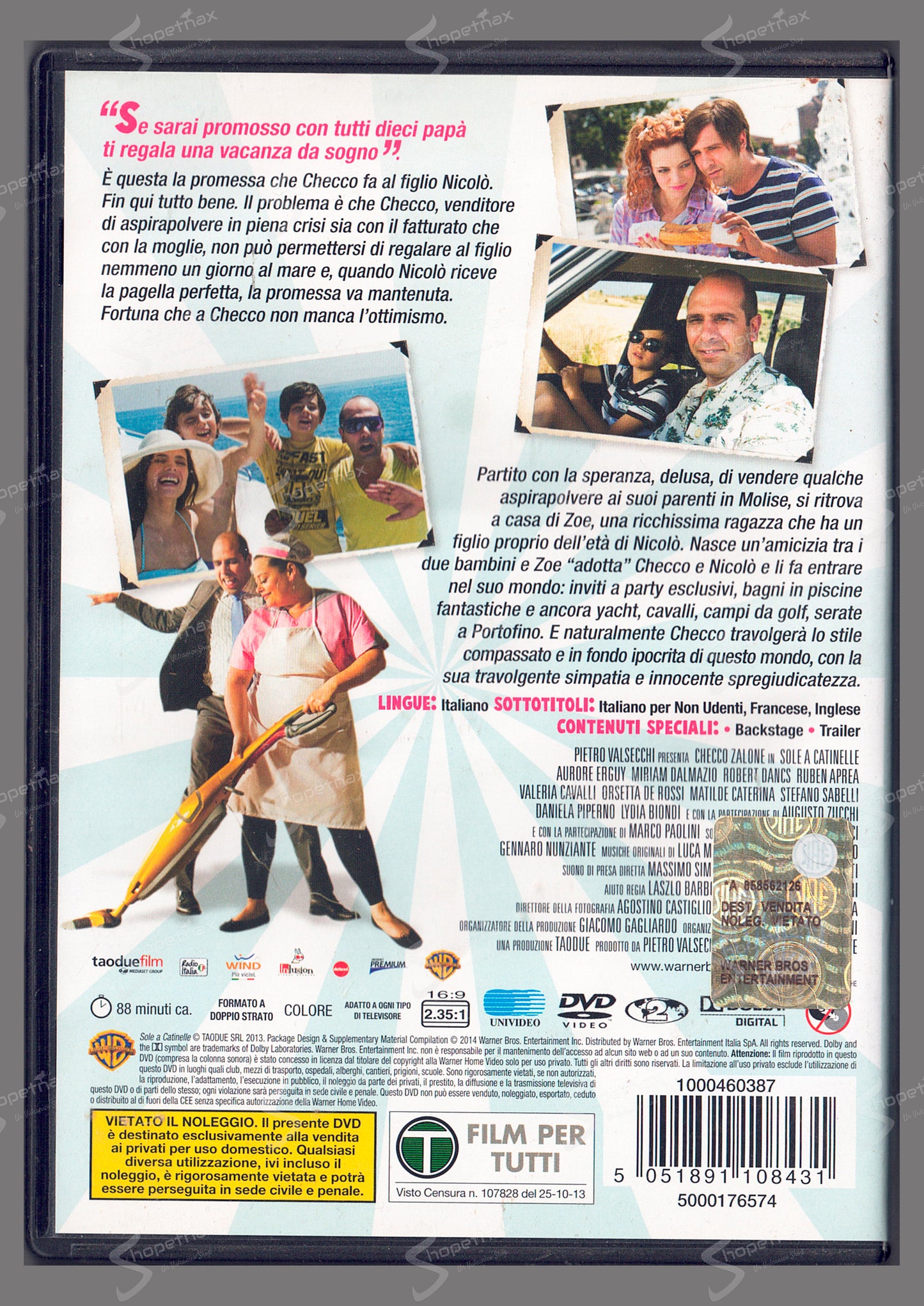 Sole a catinelle (2013) DVD