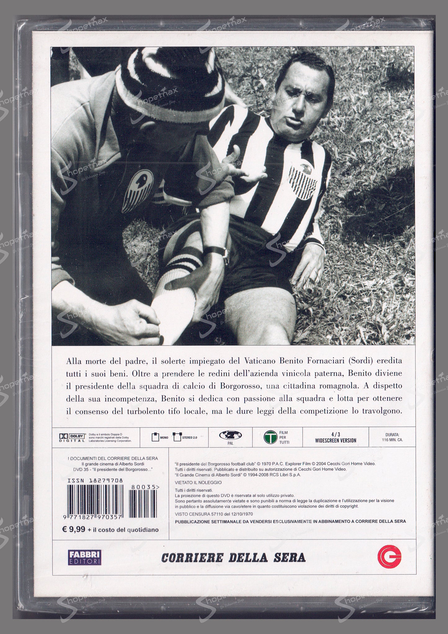 Il Presidente del Borgorosso Football Club (1970) DVD Editoriale