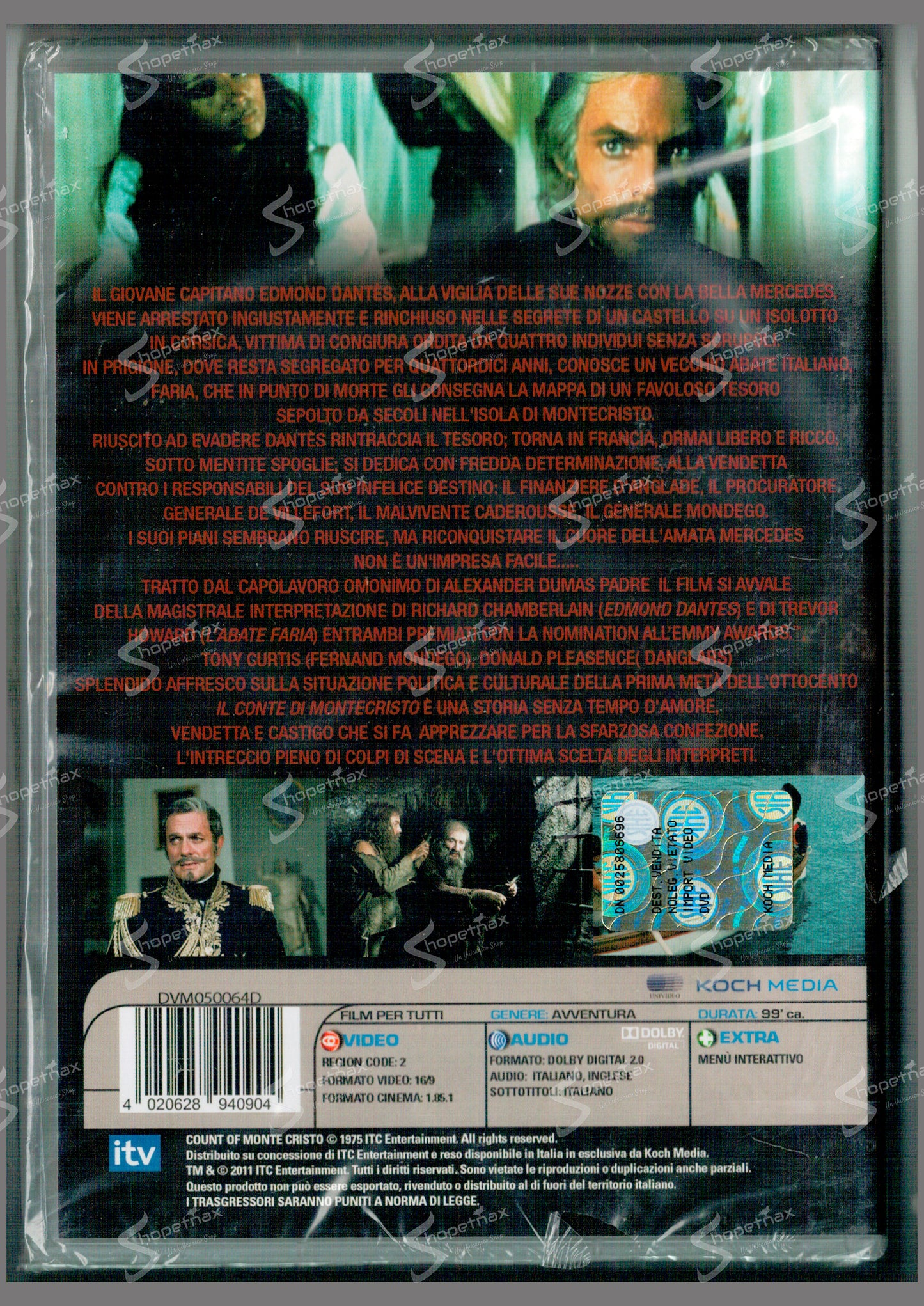 Il Conte di Montecristo (The Count of Monte Cristo) (1975) DVD