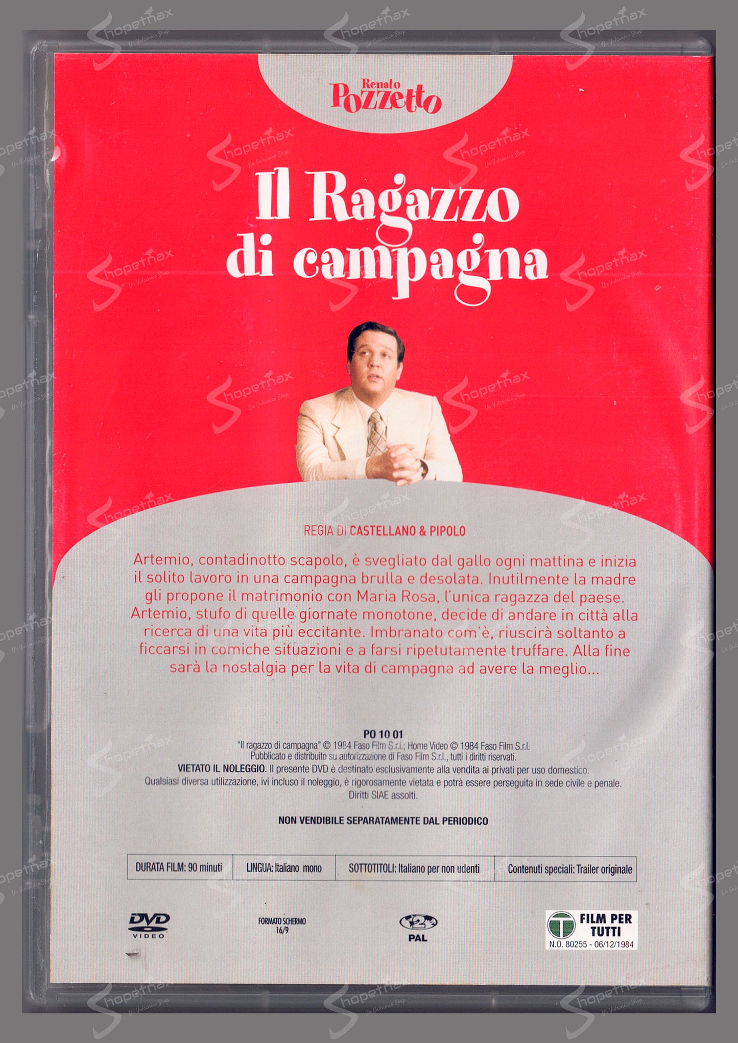 Il Ragazzo di Campagna (1984) DVD Editoriale