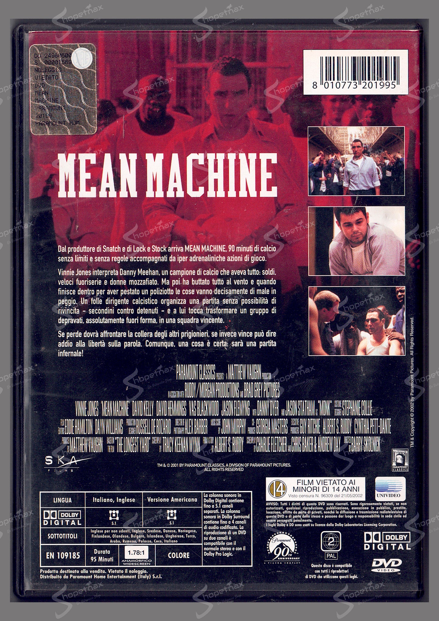 Mean Machine (2001) DVD