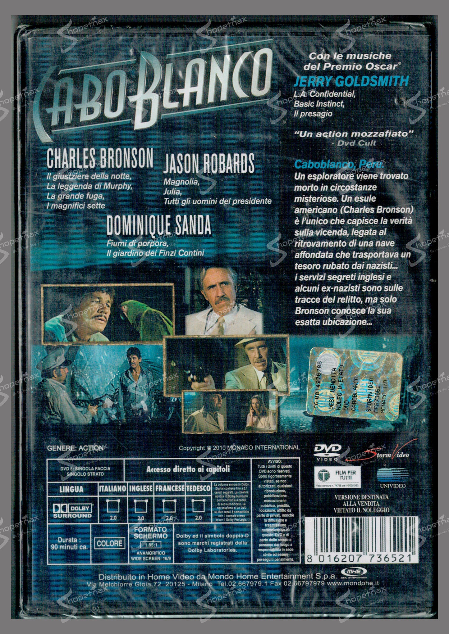 Cabo Blanco (Caboblanco) (1980) DVD