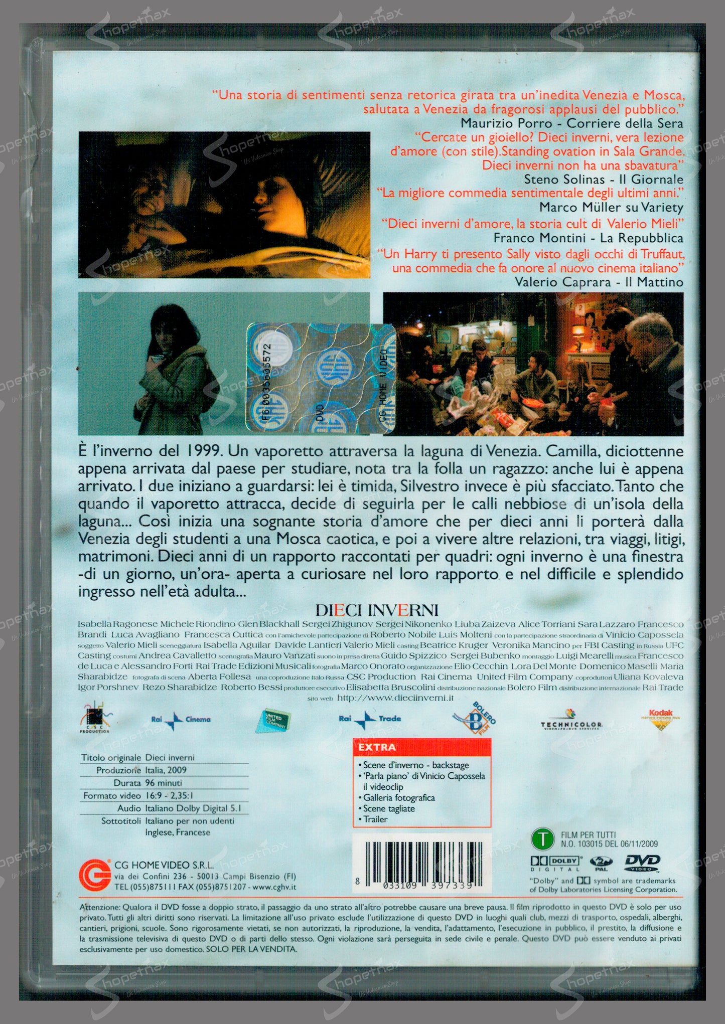 Dieci Inverni (2009) DVD Ex Noleggio