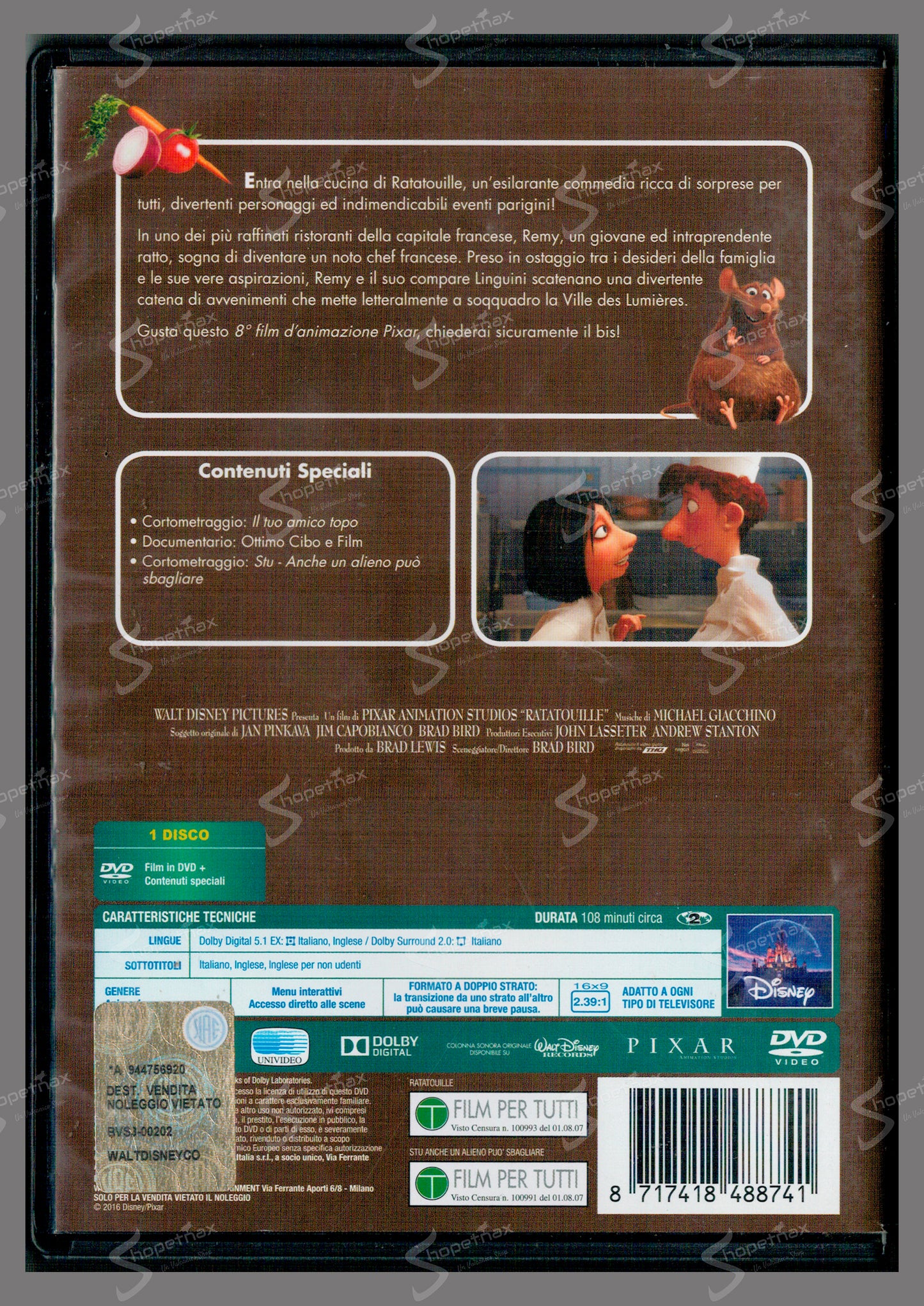 Ratatouille (2007) DVD