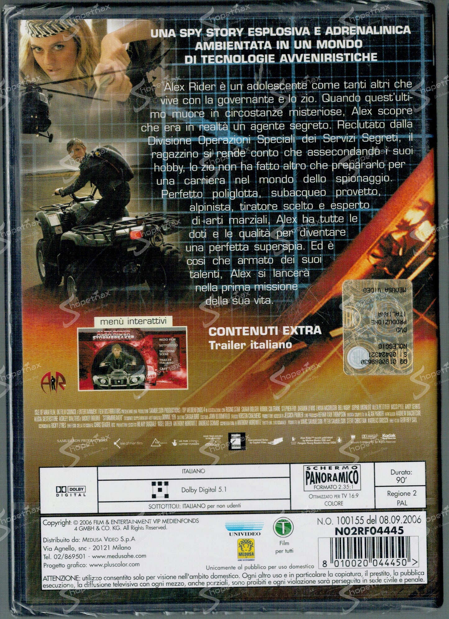 Alex Rider - Stormbreaker (2006) DVD Versione Noleggio