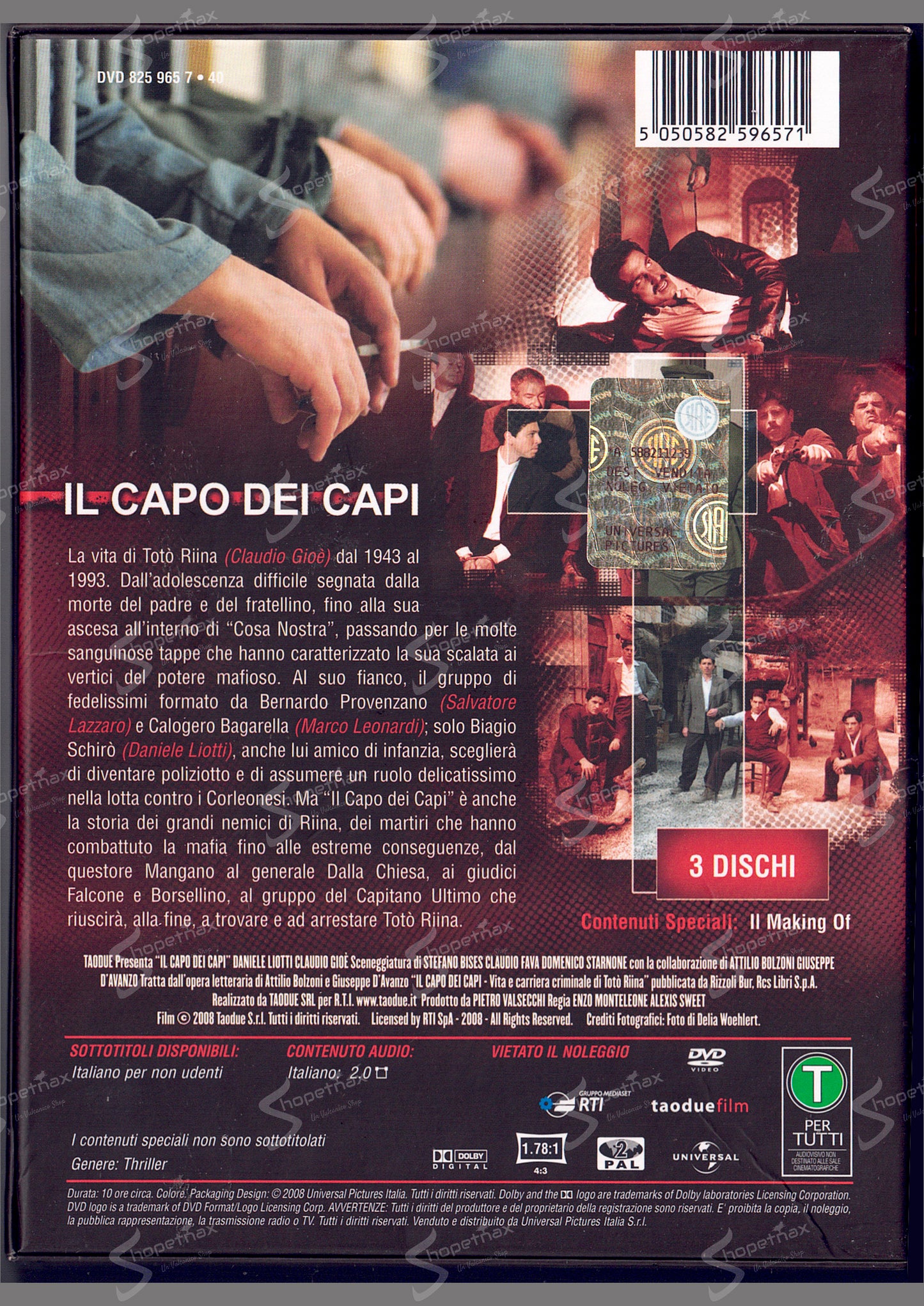 Il Capo dei Capi (2007) Box Cartonato 3 DVD