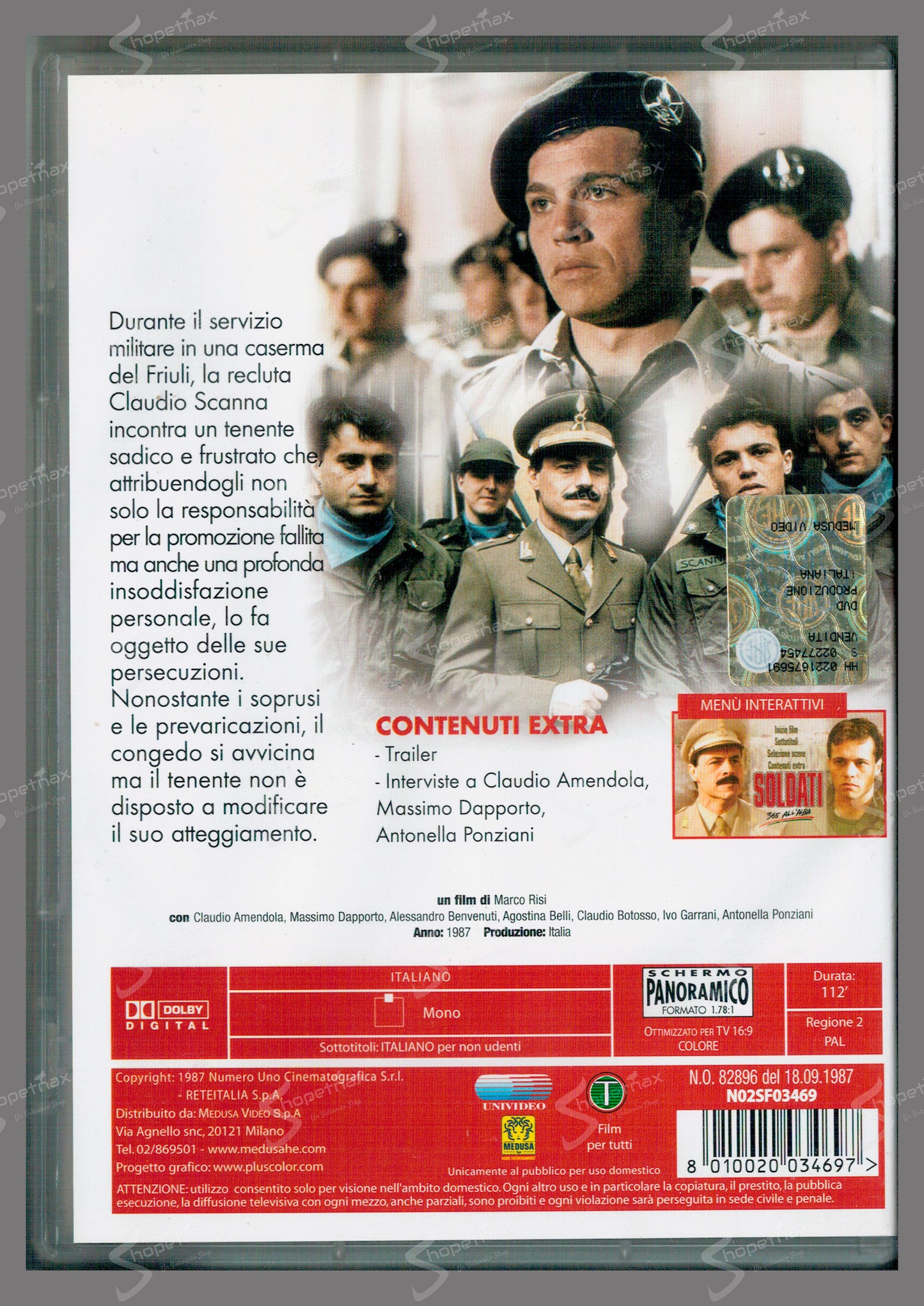 Soldati - 365 all'Alba (1987) DVD