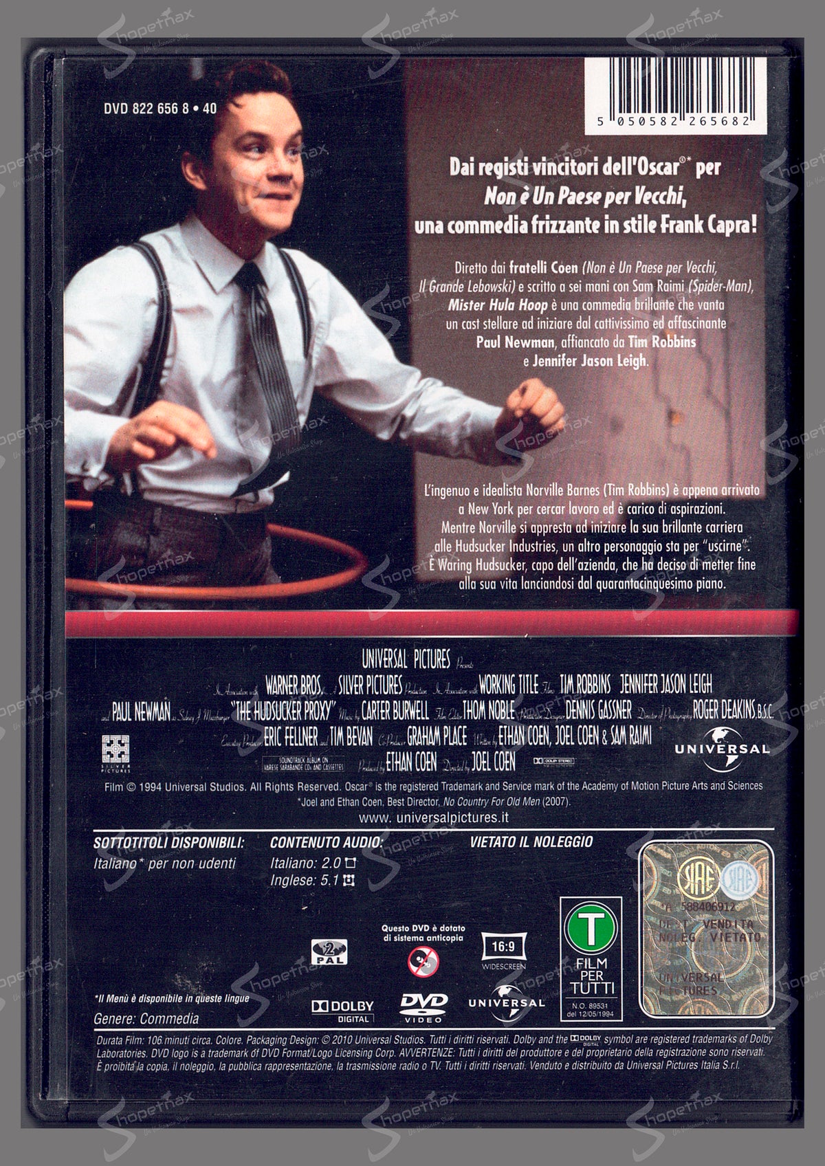 Mister Hula Hoop (The Hudsucker Proxy) (1994) DVD Ex Noleggio