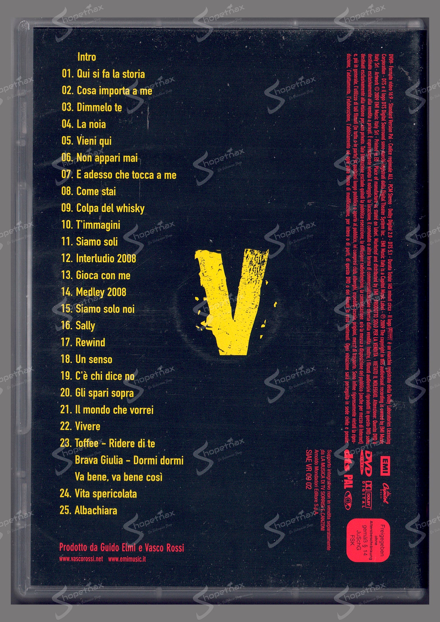 Vasco - Il Mondo che Vorrei Live (2008) DVD Editoriale
