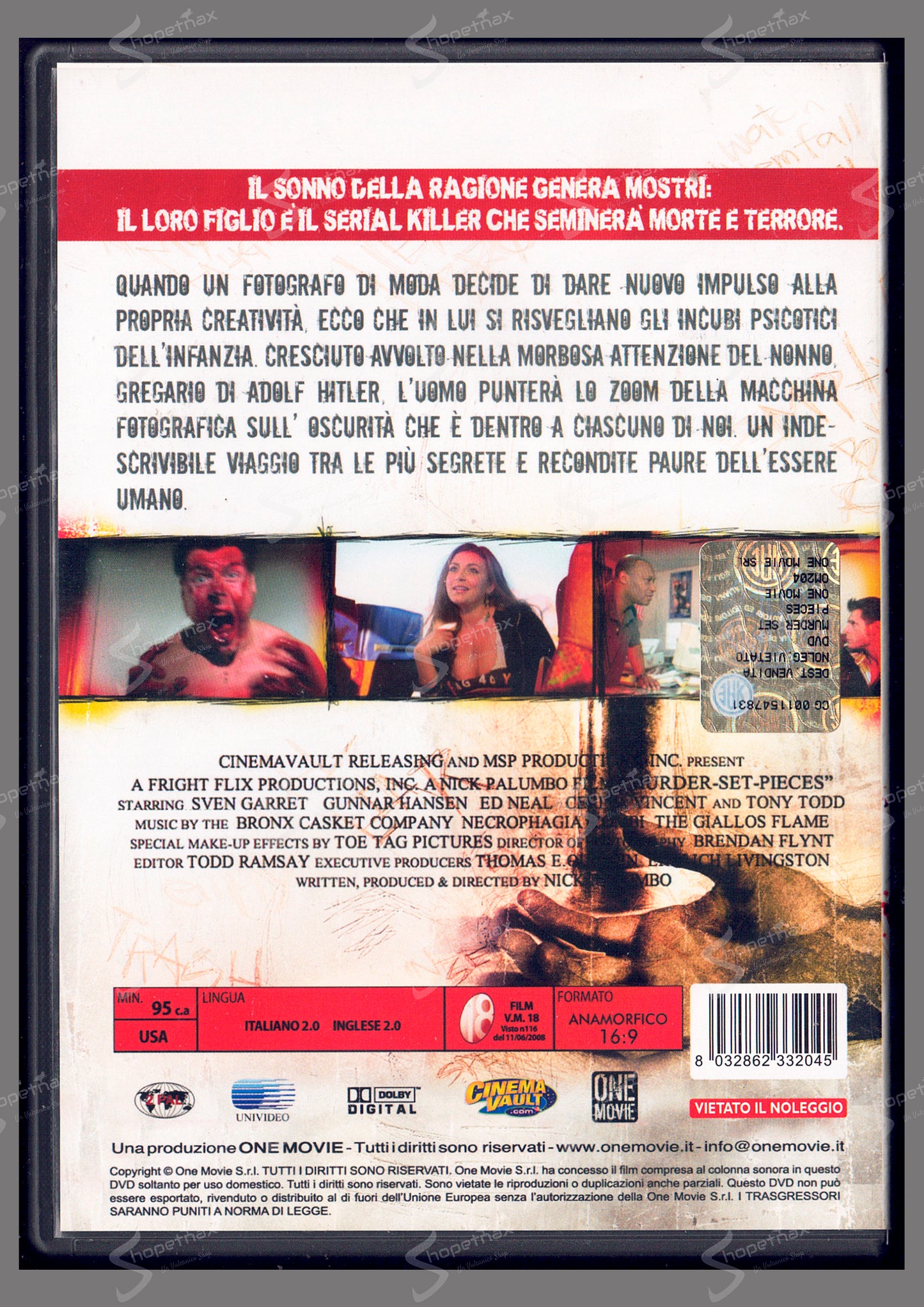 Murder Set Pieces (2004) DVD