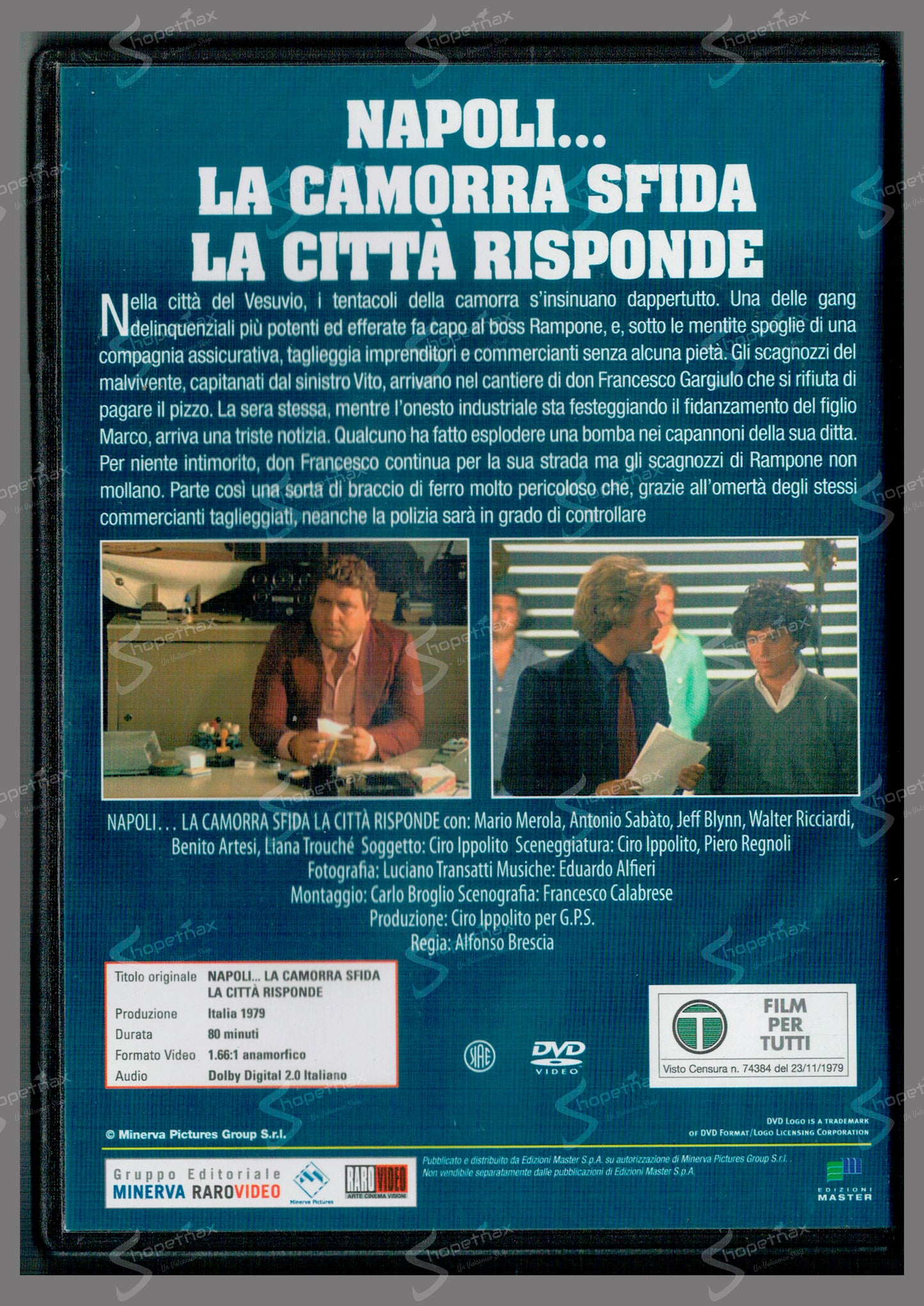 Napoli… La Camorra sfida la Città risponde (1979) DVD Editoriale