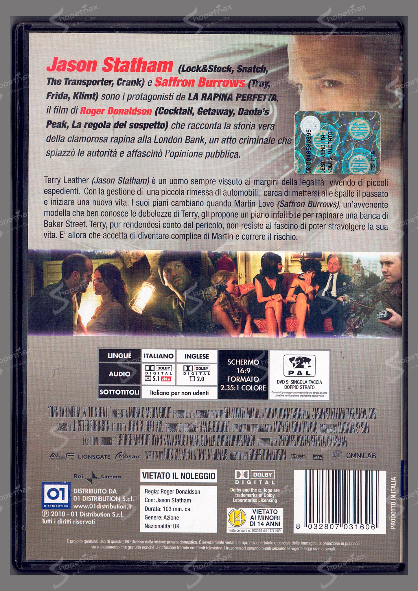 La rapina perfetta (The Bank Job) (2008) DVD