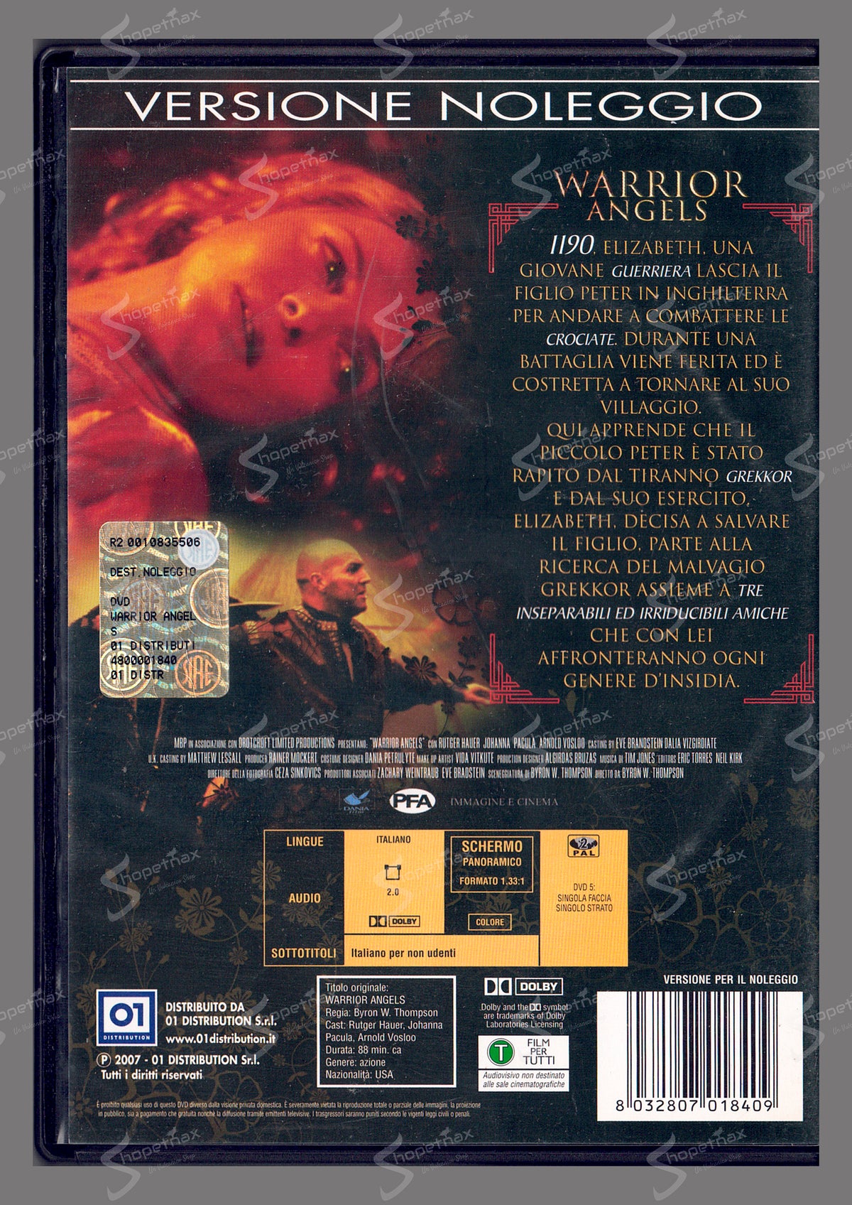 Warrior Angels (2002) DVD Noleggio