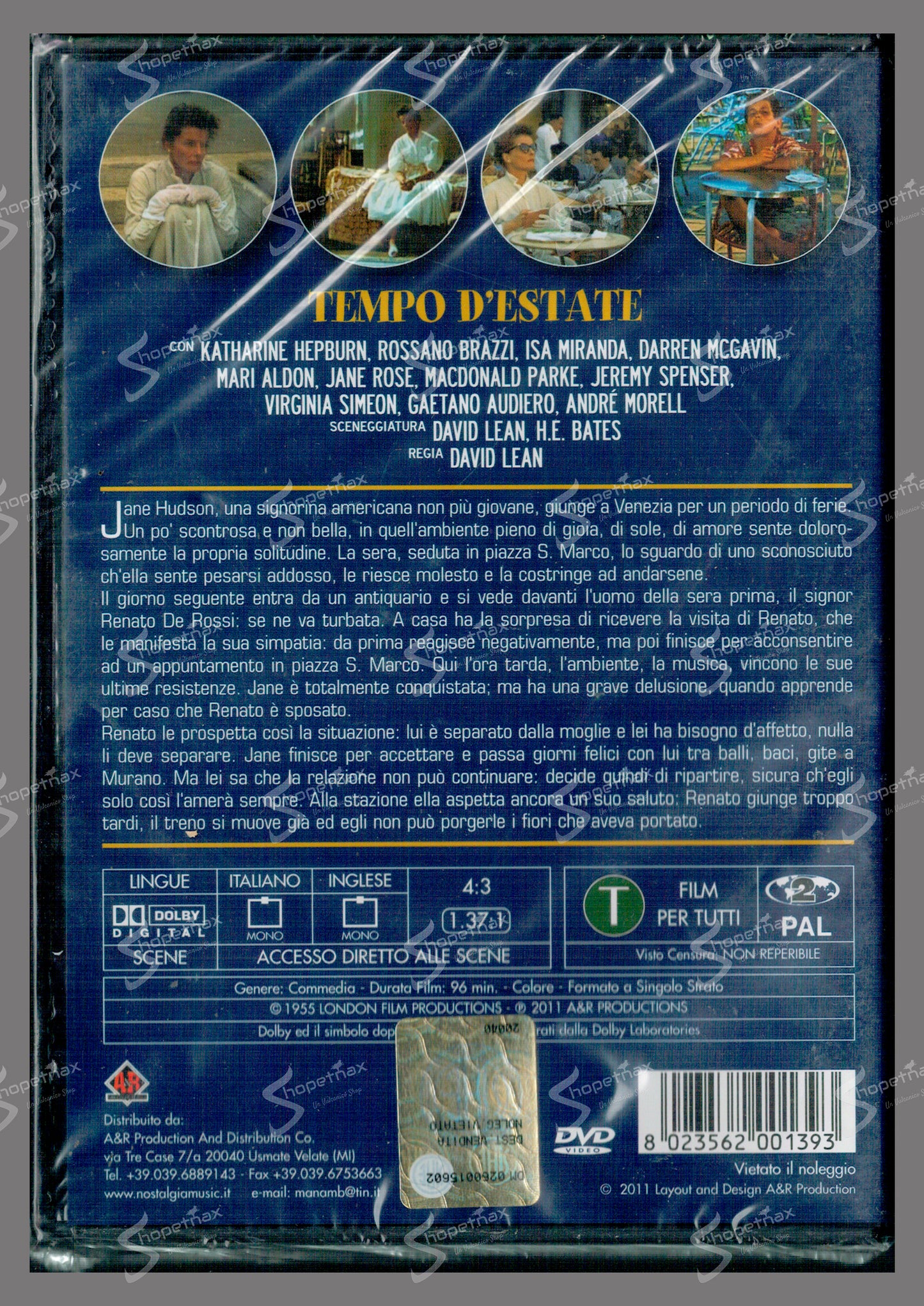 Tempo d'Estate (Summertime) (1955) DVD