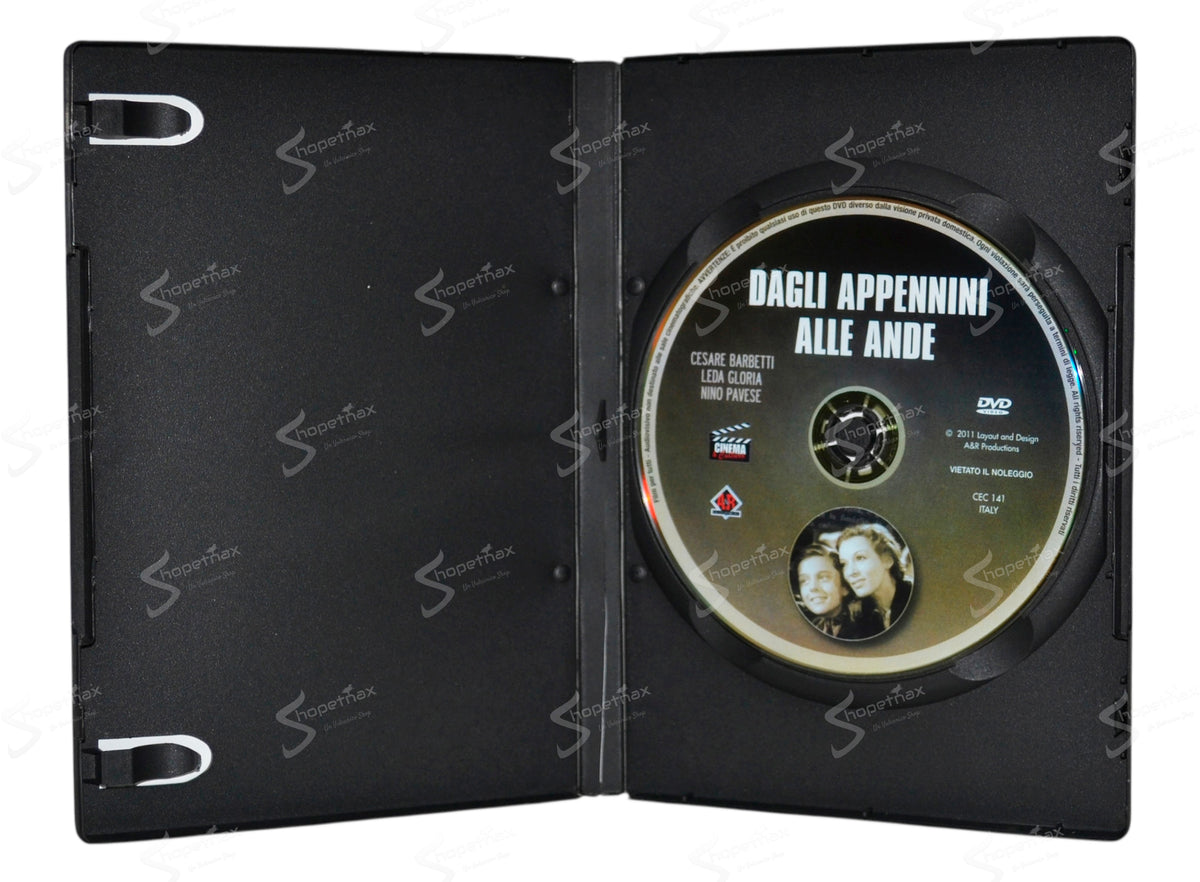 Dagli Appennini alle Ande (1943) DVD Buono