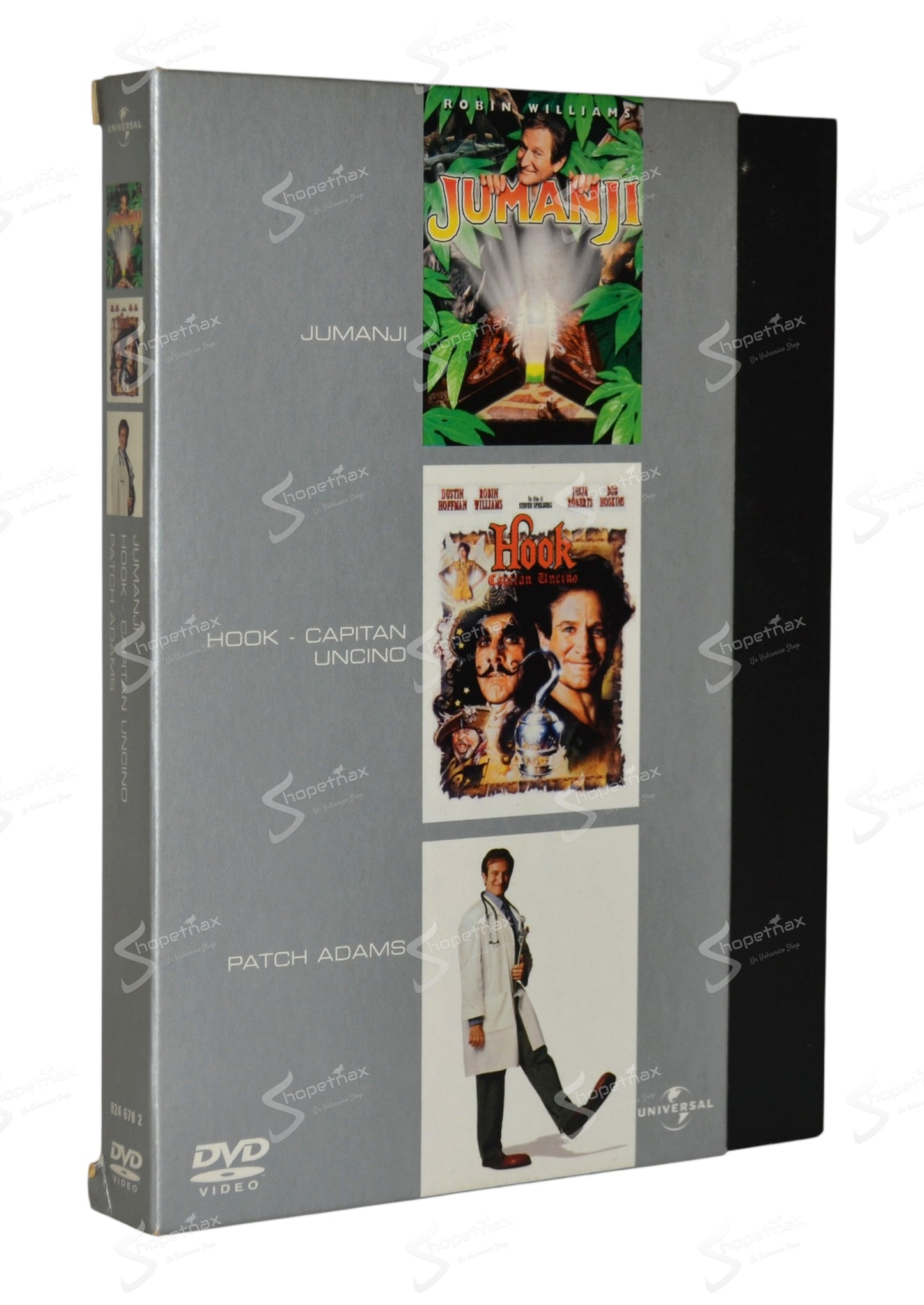 Jumanji + Hook - Capitan Uncino + Patch Adams (Box 3 Film) (1991-1995-1998) DVD