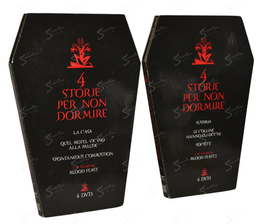 4 Storie per non dormire - Vol. 1 + 2 (2005) 2 Box - 8 DVD