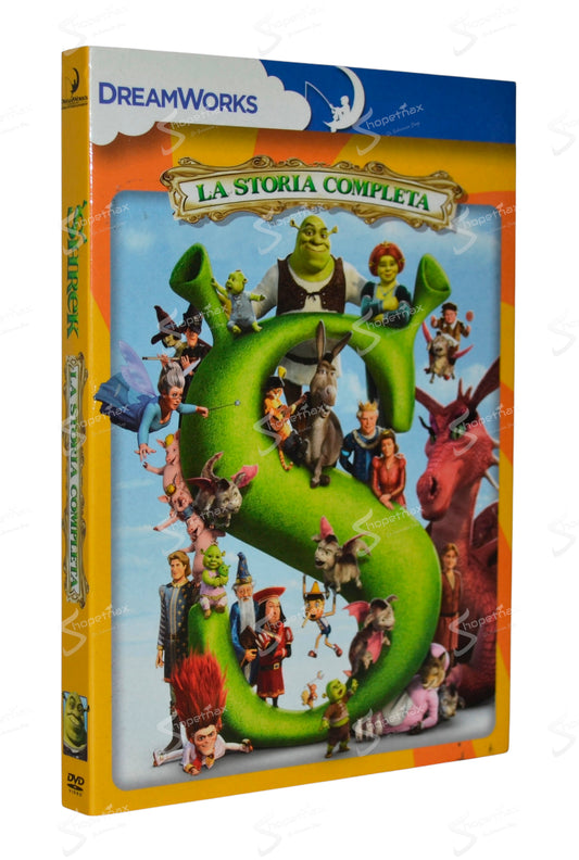 Shrek - La Storia Completa (4 Film) (2001-2010) DVD Editoriale