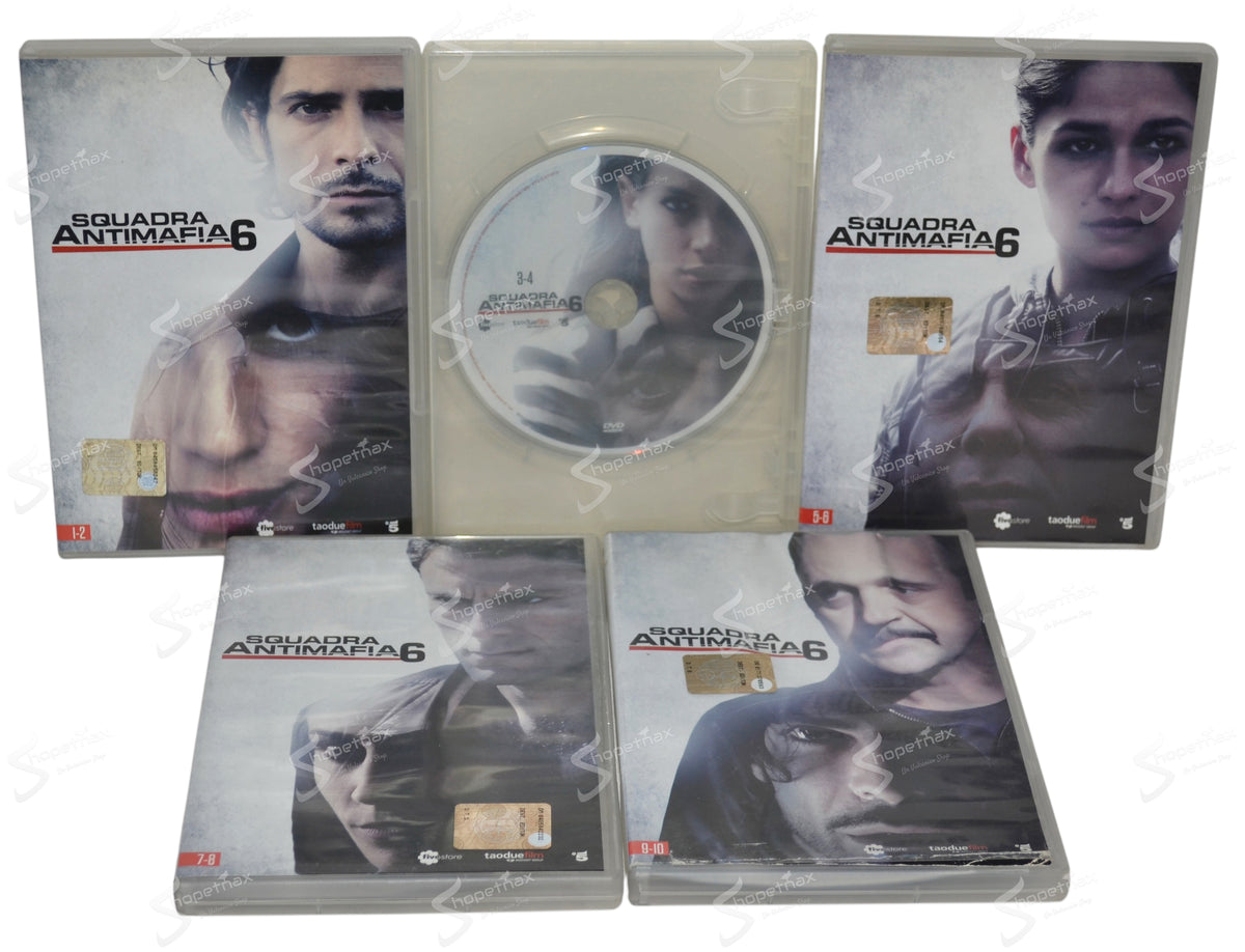 Squadra Antimafia 6 (Serie Completa 5 DVD) (2014) DVD Editoriali