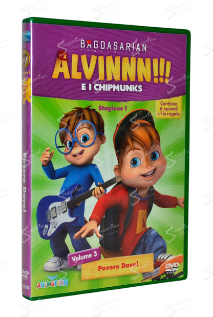 Alvinnn!!! E i Chipmunks - Volume 3 - Povero Dave! (2015) DVD