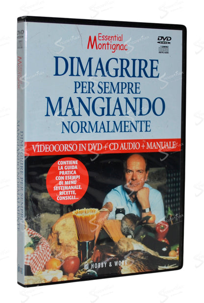 Dimagrire per sempre mangiando normalmente (Metodo Montignac) (2004) DVD + CD + Libro