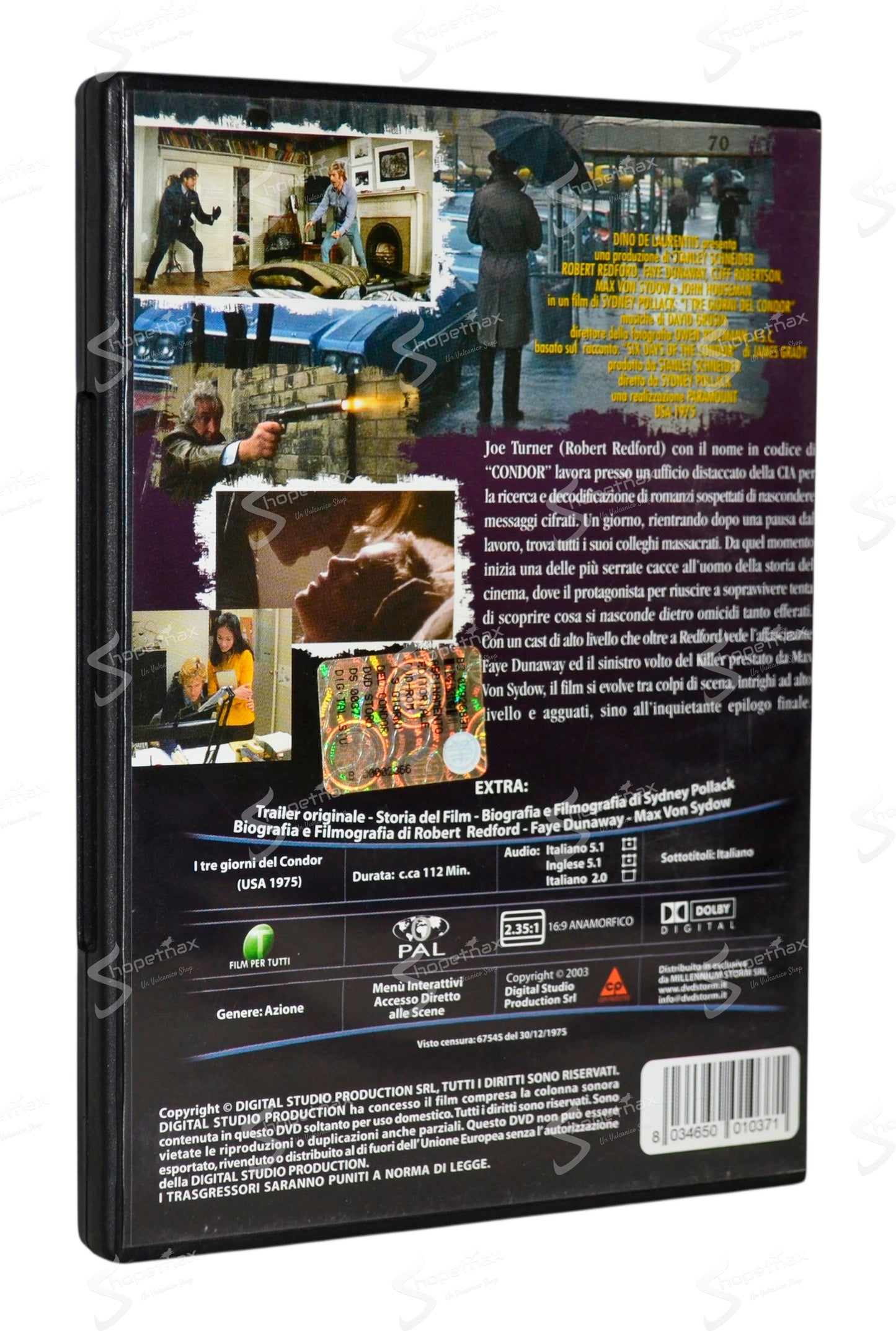 I Tre Giorni del Condor (Three Days of the Condor) (1975) DVD