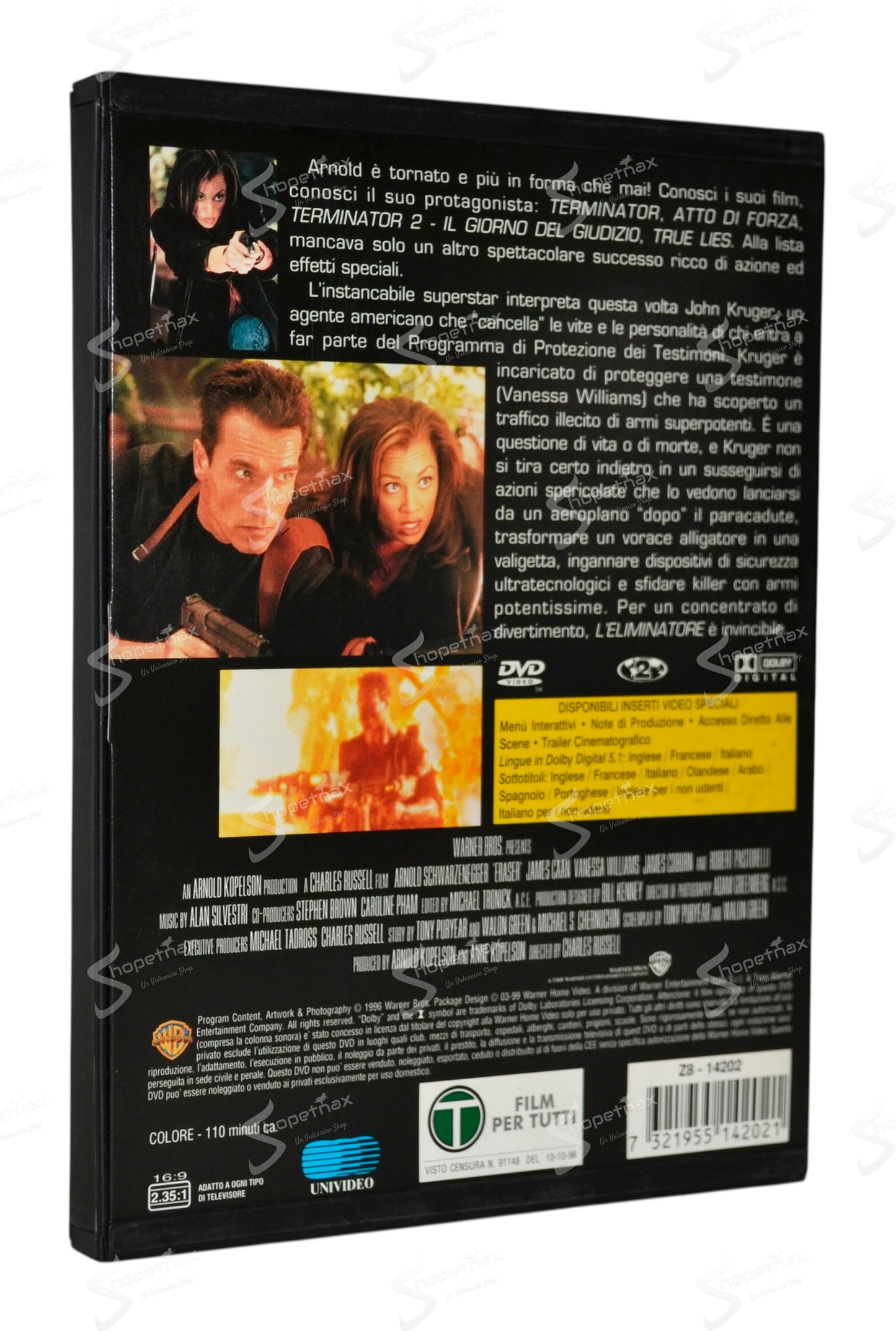 L'Eliminatore - Eraser (1996) DVD Snapper