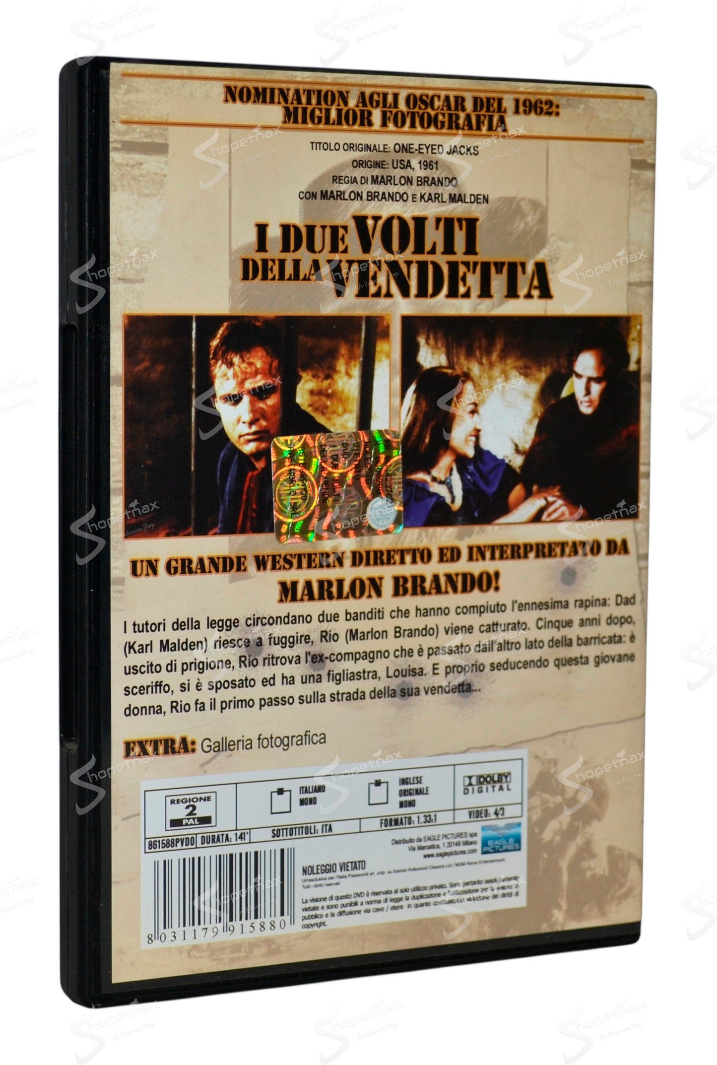 I due volti della vendetta (One-Eyed Jacks) (1961) DVD