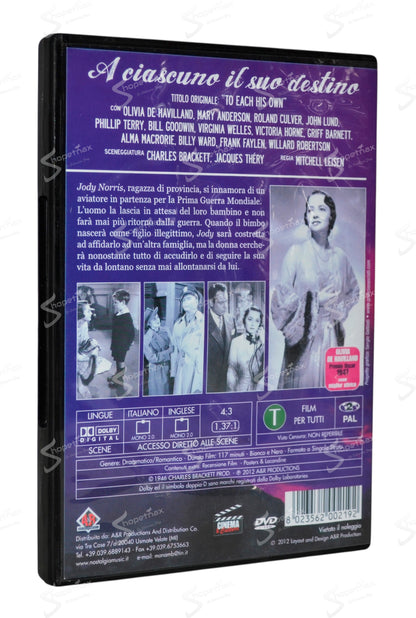 A ciascuno il suo destino (To Each His Own) (1946) DVD