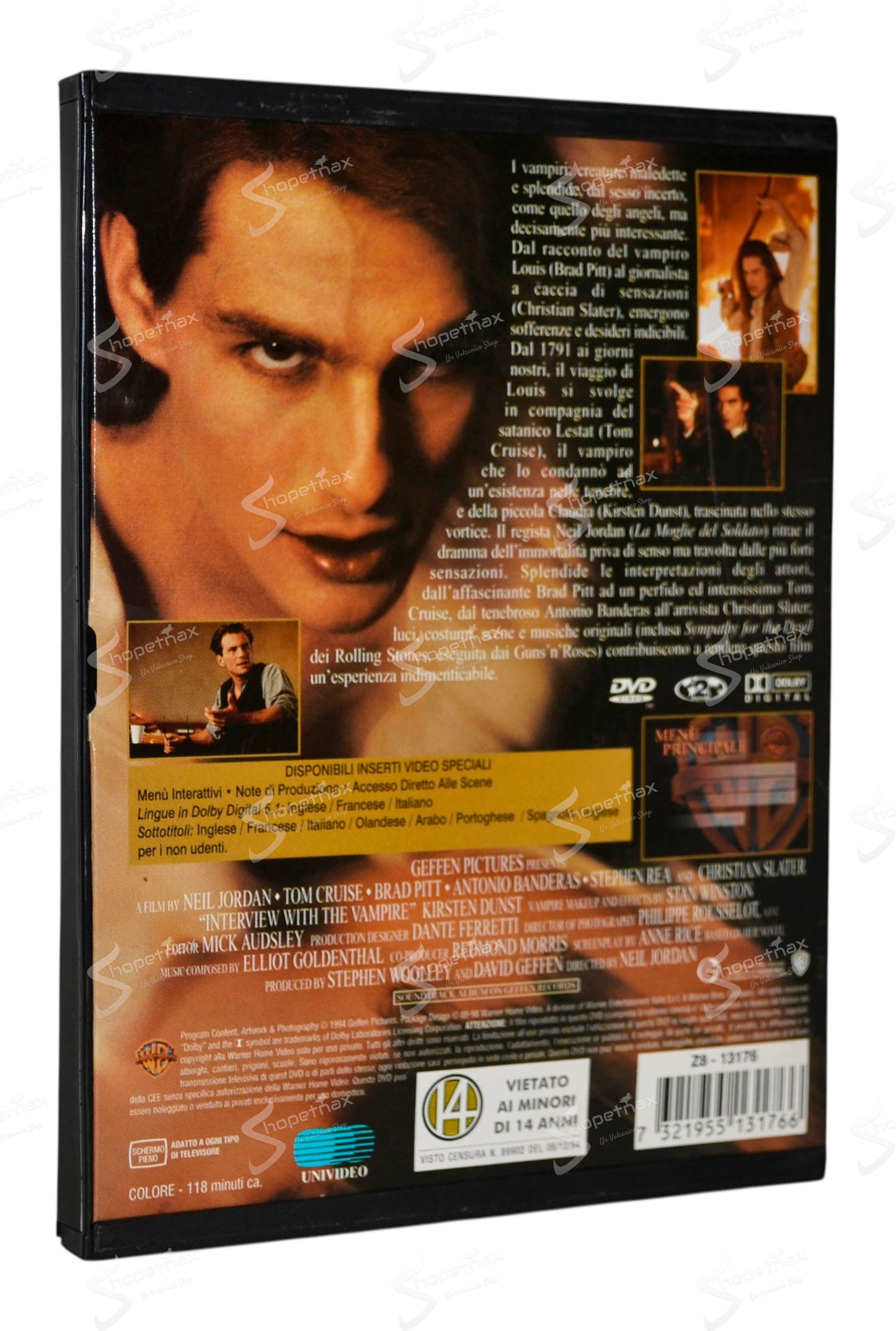 Intervista col Vampiro - Cronache di Vampiri (1994) DVD Snapper Ex Noleggio