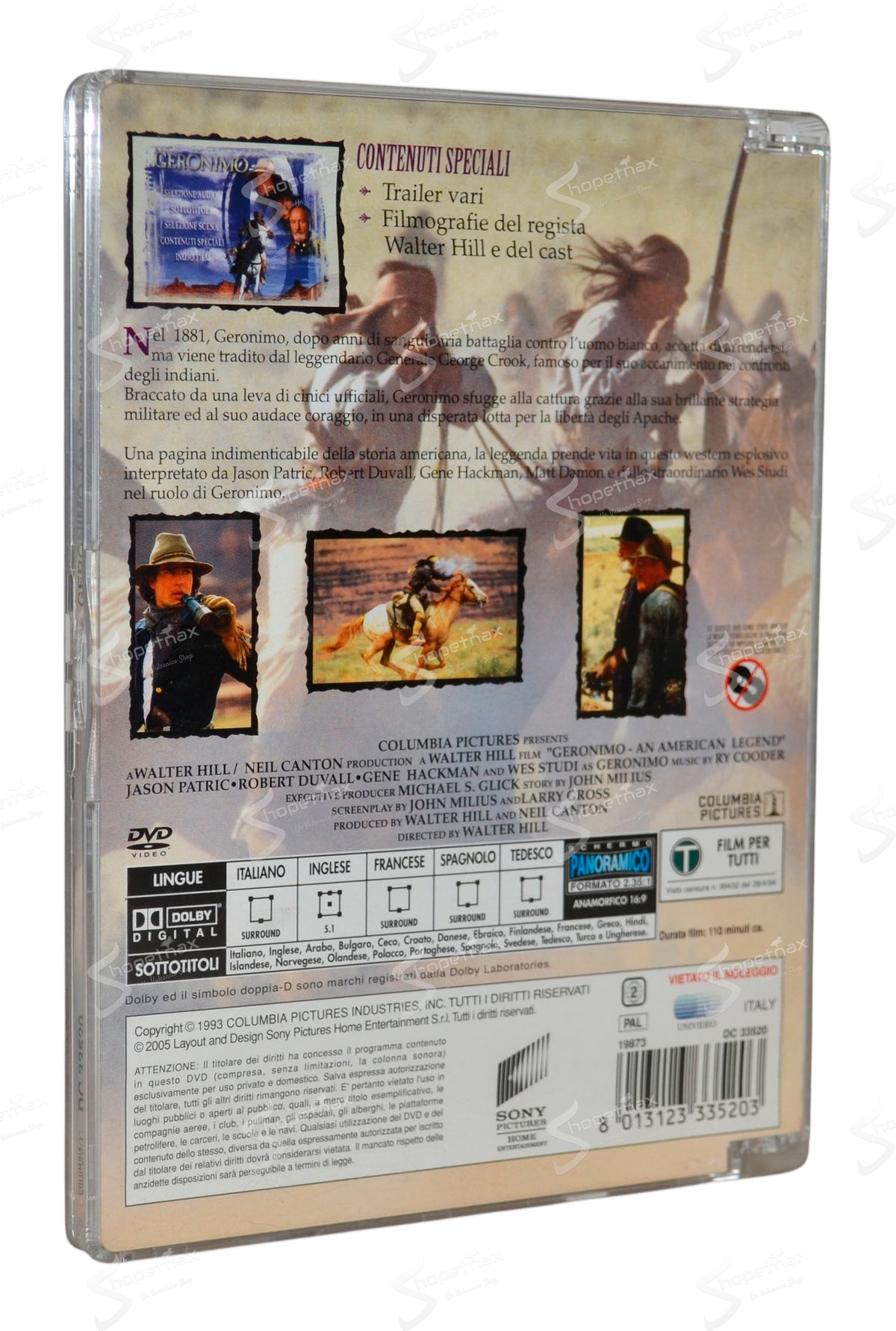 Geronimo - An American Legend (Jewel Box) (1993) DVD