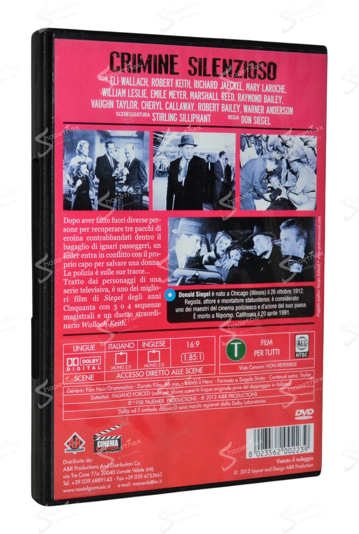 Crimine silenzioso (The Lineup) (1958) DVD Come Nuovo