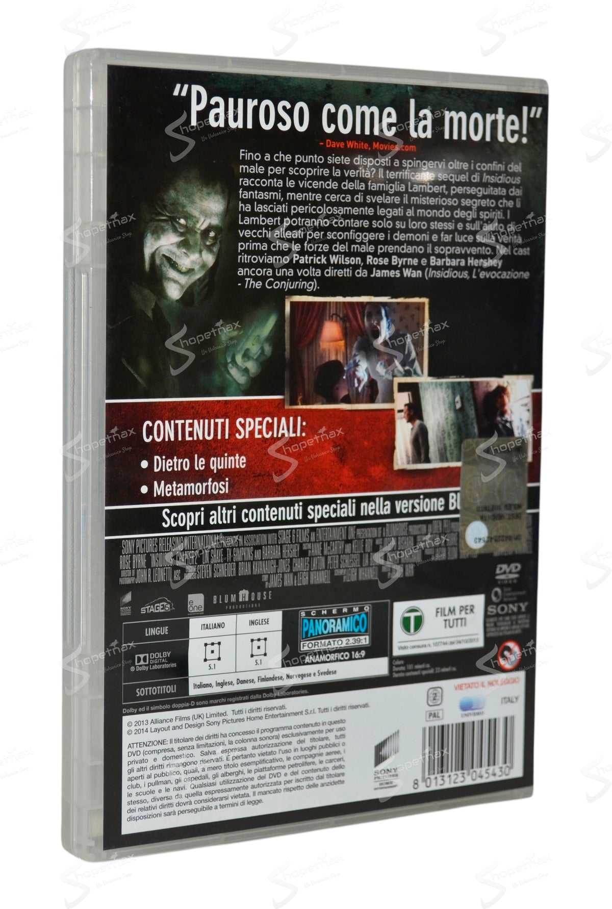 Oltre i Confini del Male: Insidious 2 (Insidious: Chapter 2) (2013) DVD