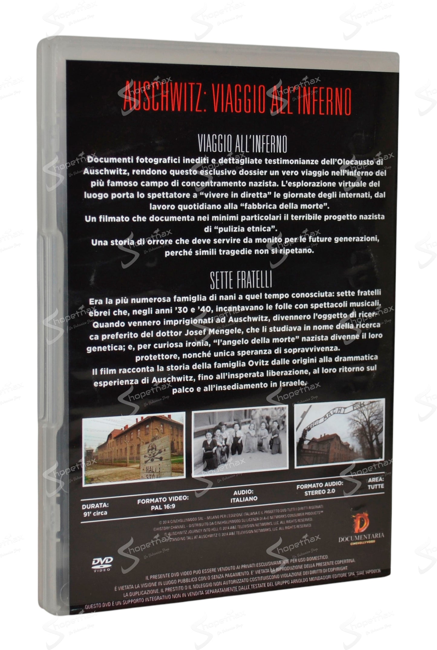 Auschwitz - Viaggio all'Inferno (2014) DVD Editoriale