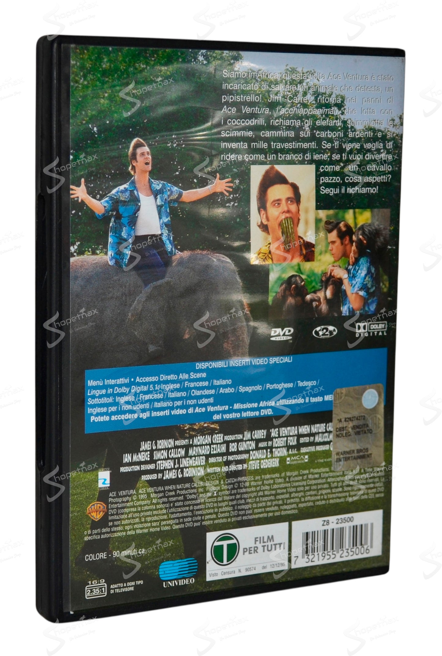 Ace Ventura - Missione Africa (Ace Ventura: When Nature Calls) (1995) DVD