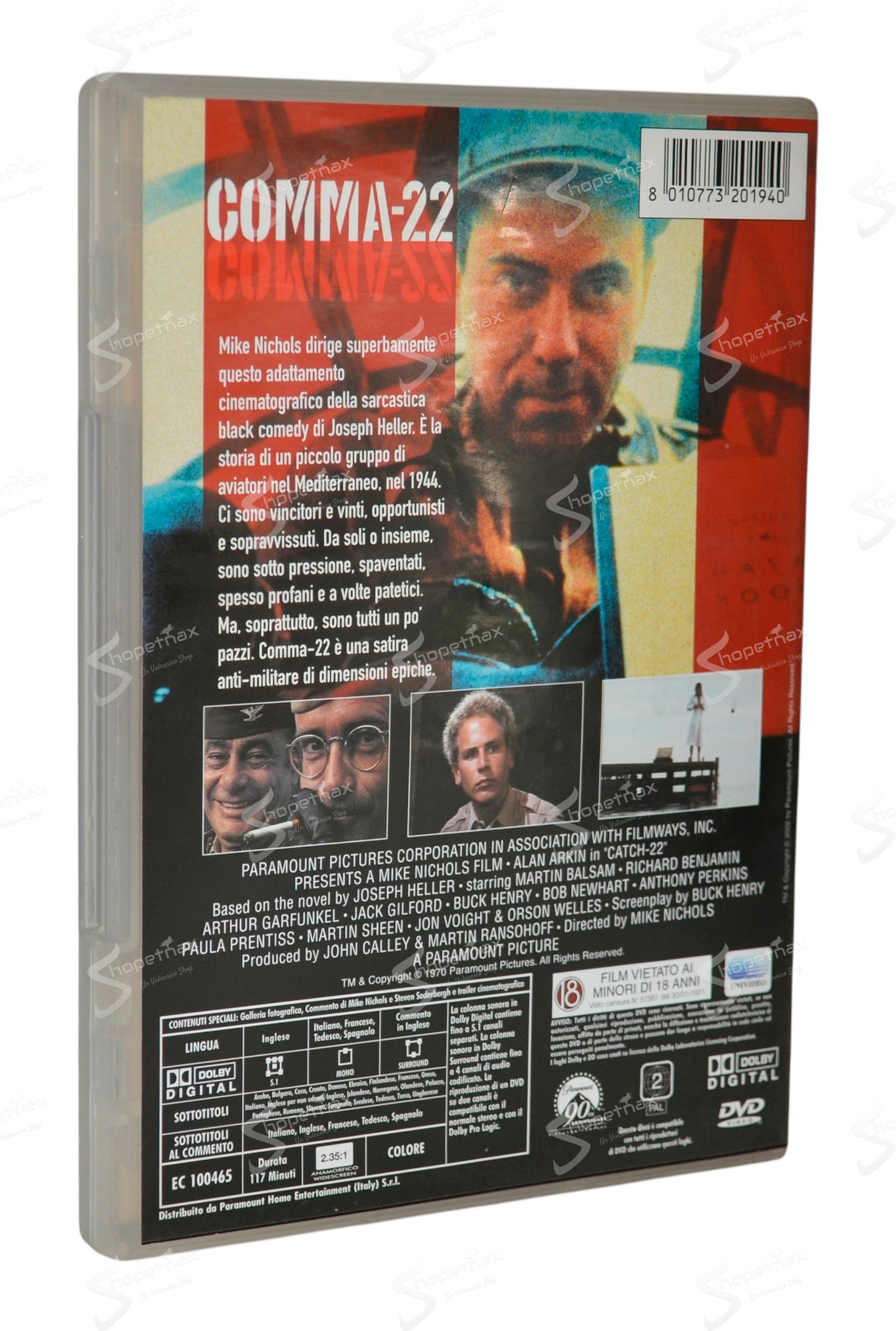 Comma-22 (Catch-22) (1970) DVD Ex Noleggio