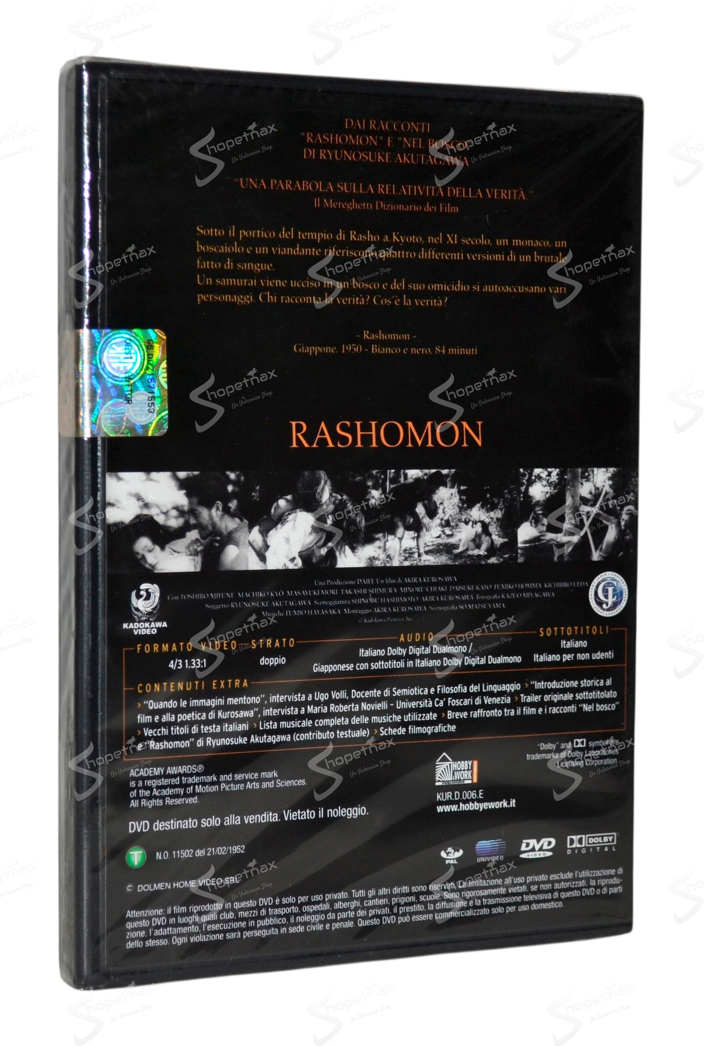 Rashomon (Rashômon) (1950) DVD Editoriale