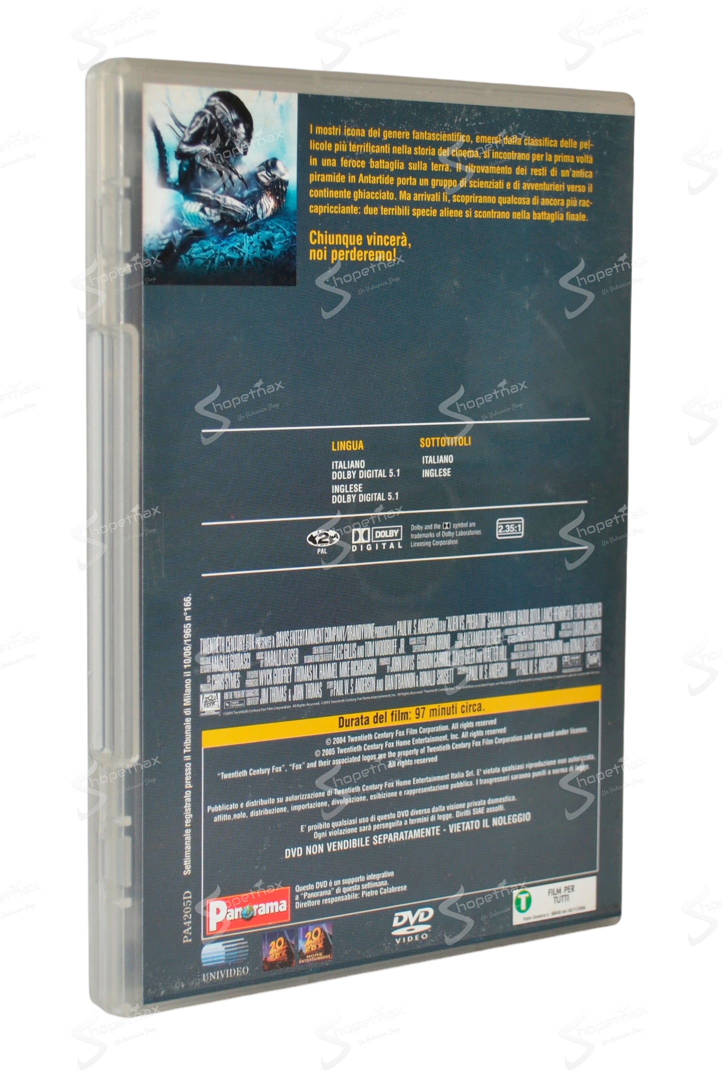 Alien Vs. Predator (AVP) (2004) DVD Editoriale