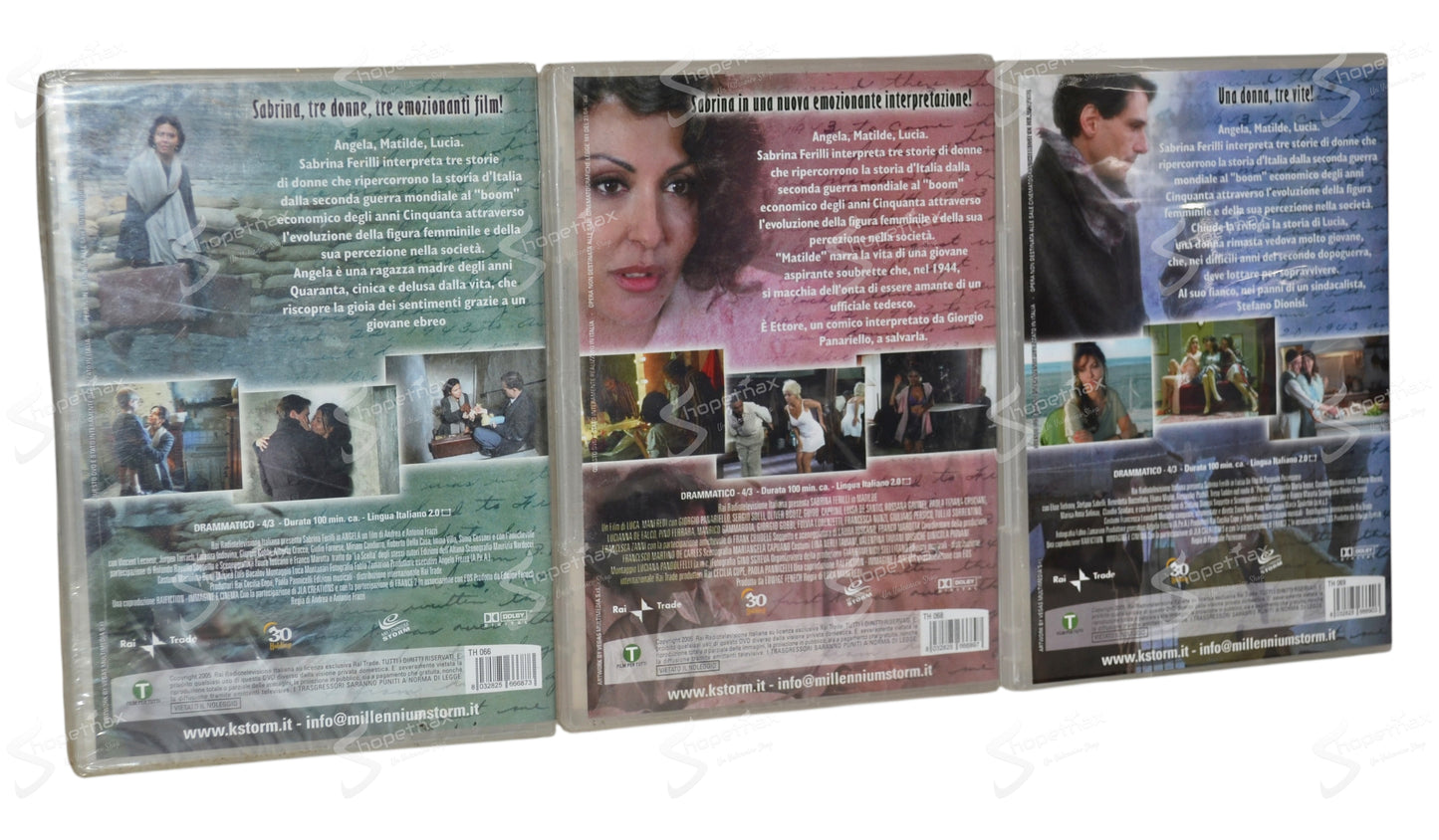 Angela + Matilde + Lucia - Una donna, tre vite (Serie Completa) (2005) 3 DVD